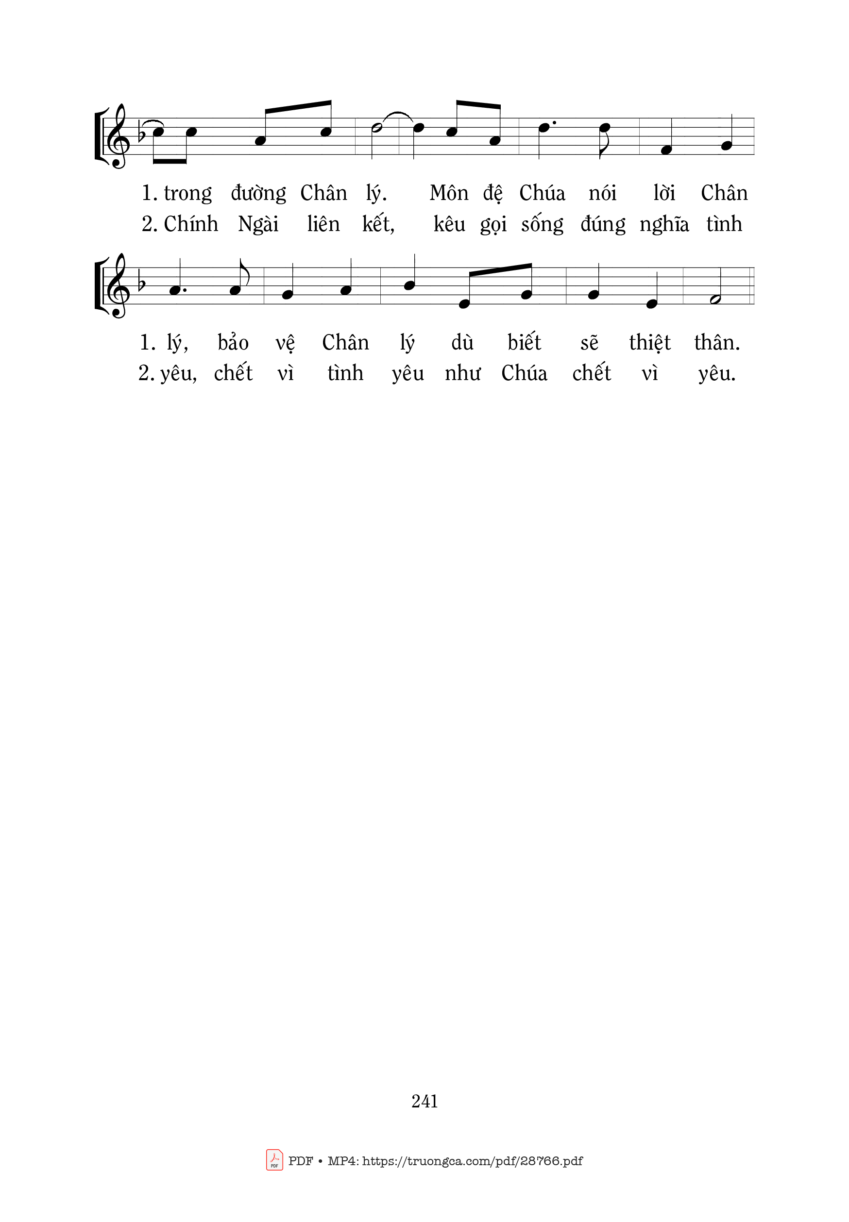 Page 2 of Sheet music PDF Đấng Phù Trợ Khác - Mi Trầm