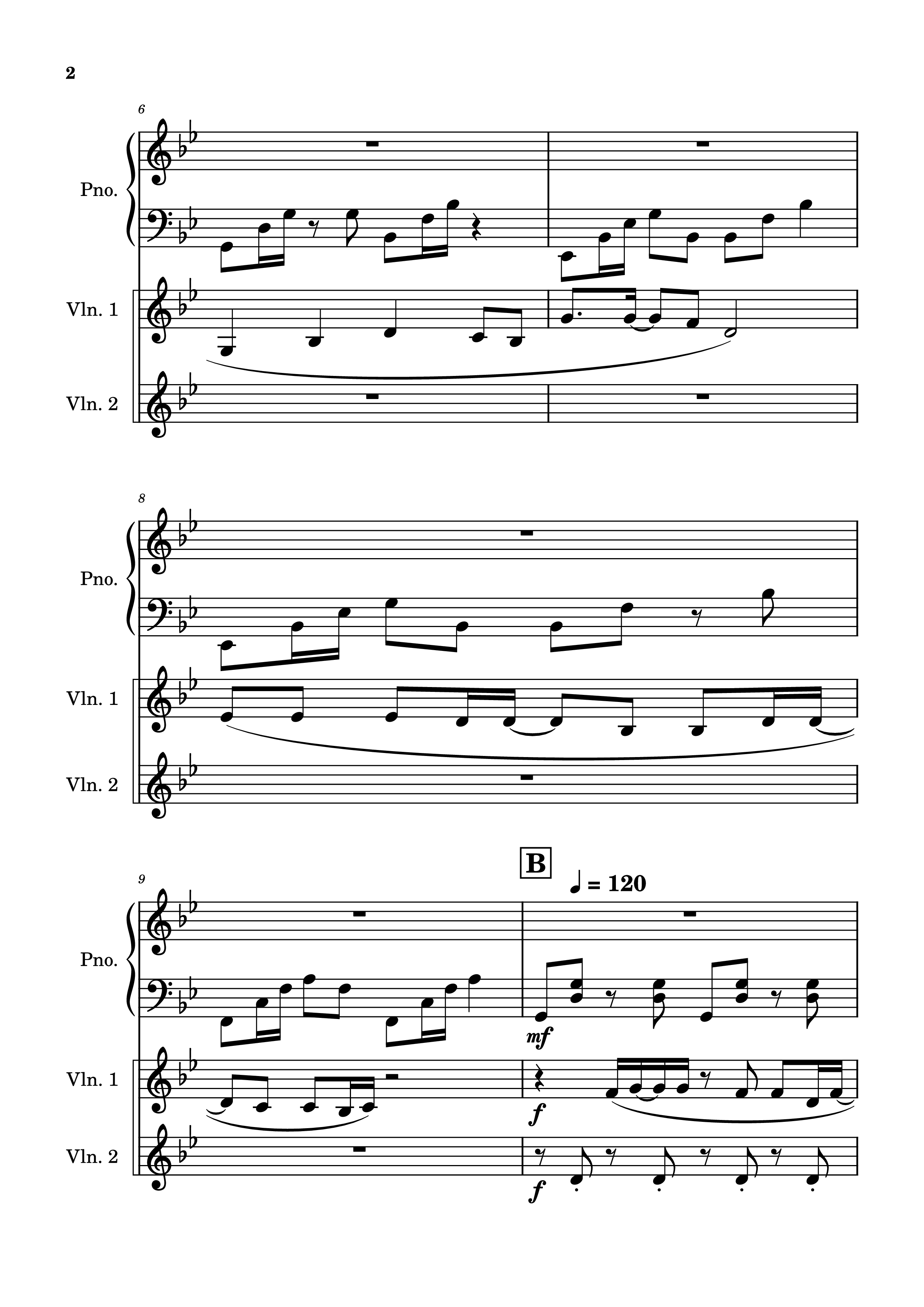 Page 2 of Sheet music PDF Piano Carry You Home Piano - Arranged by Madeline Stratford