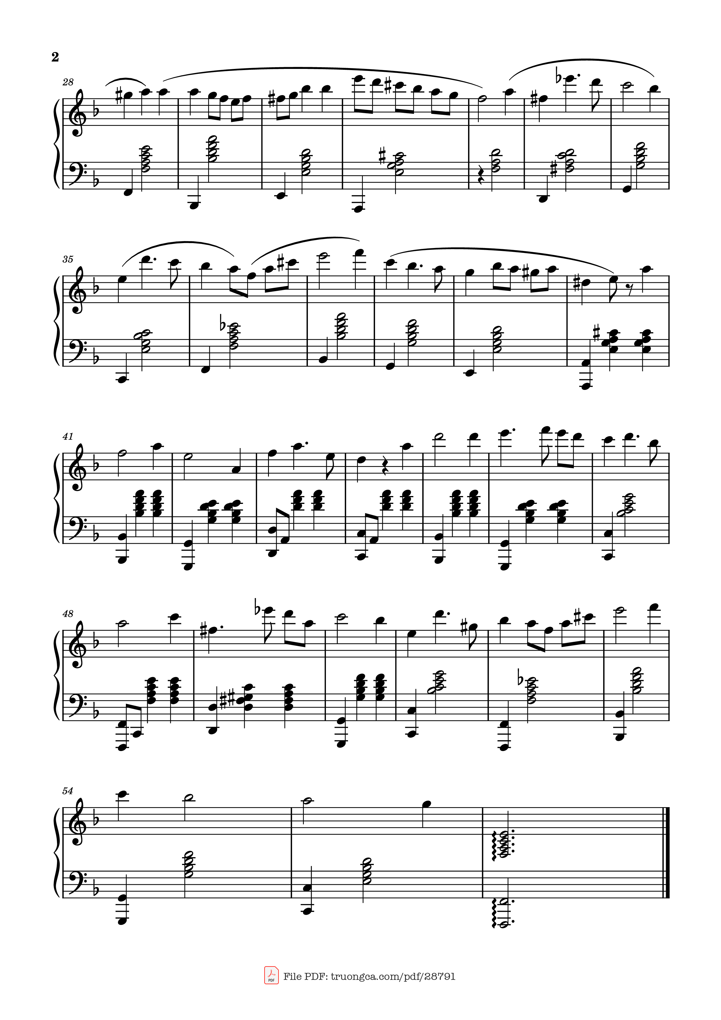 Page 2 of Sheet music PDF Piano Weaved Piano Transcription - Sebastian Reuten