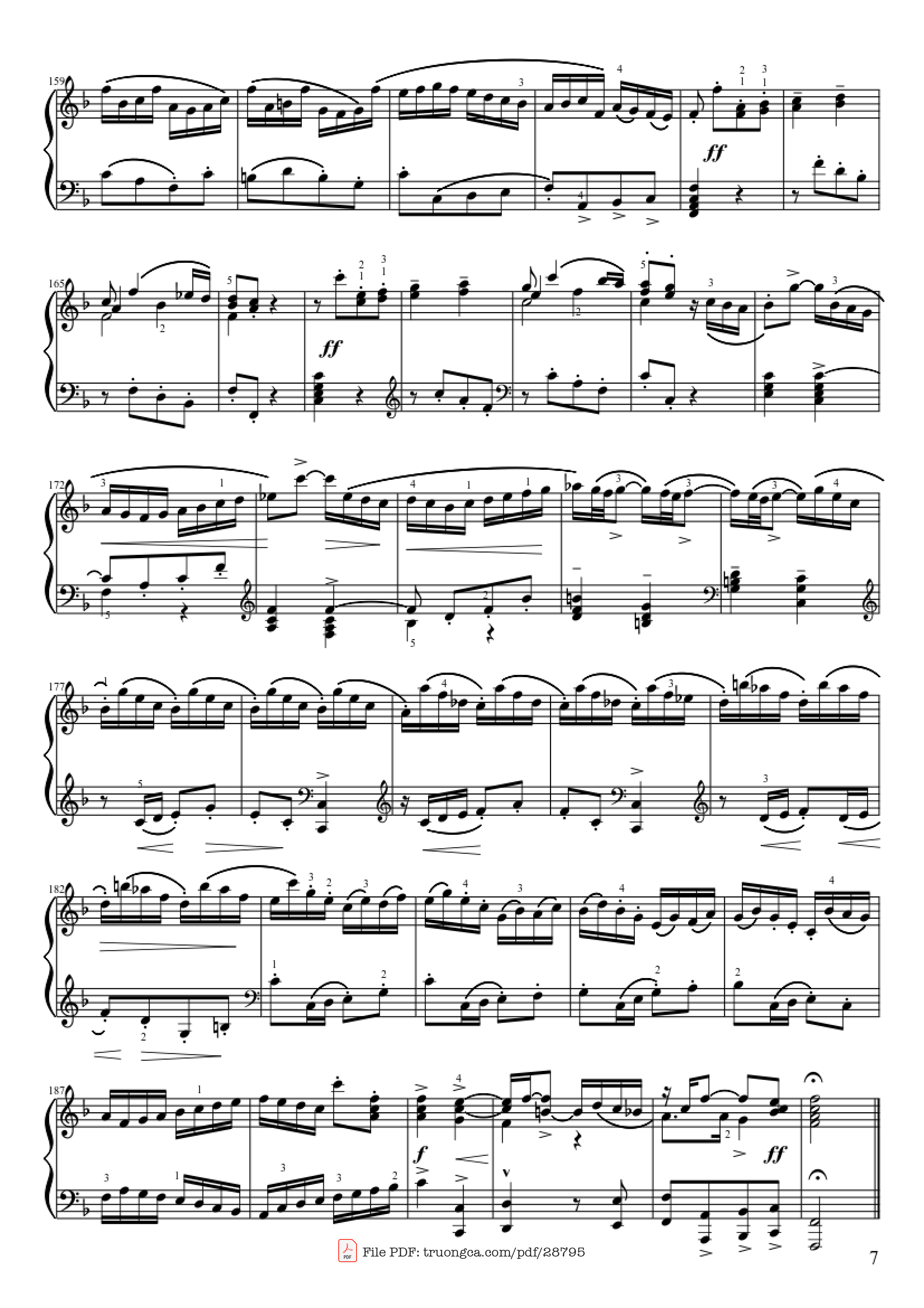 Page 7 of Sheet music PDF Piano Italienisches Konzert Piano - Jose Duran