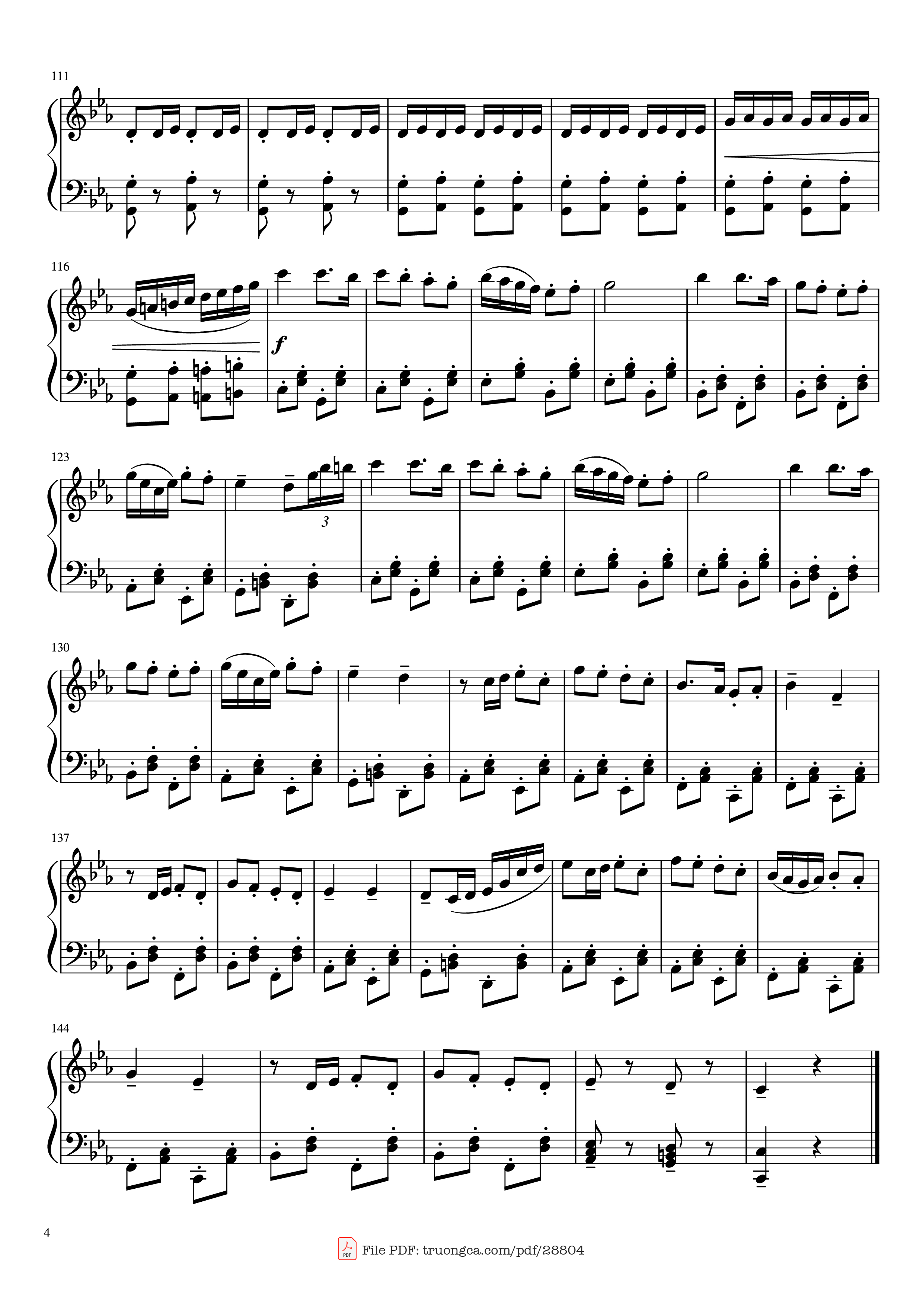Page 4 of Sheet music PDF Piano Bad Piggies Theme Piano - Ilmari Hakkola Arr: Anders Thue