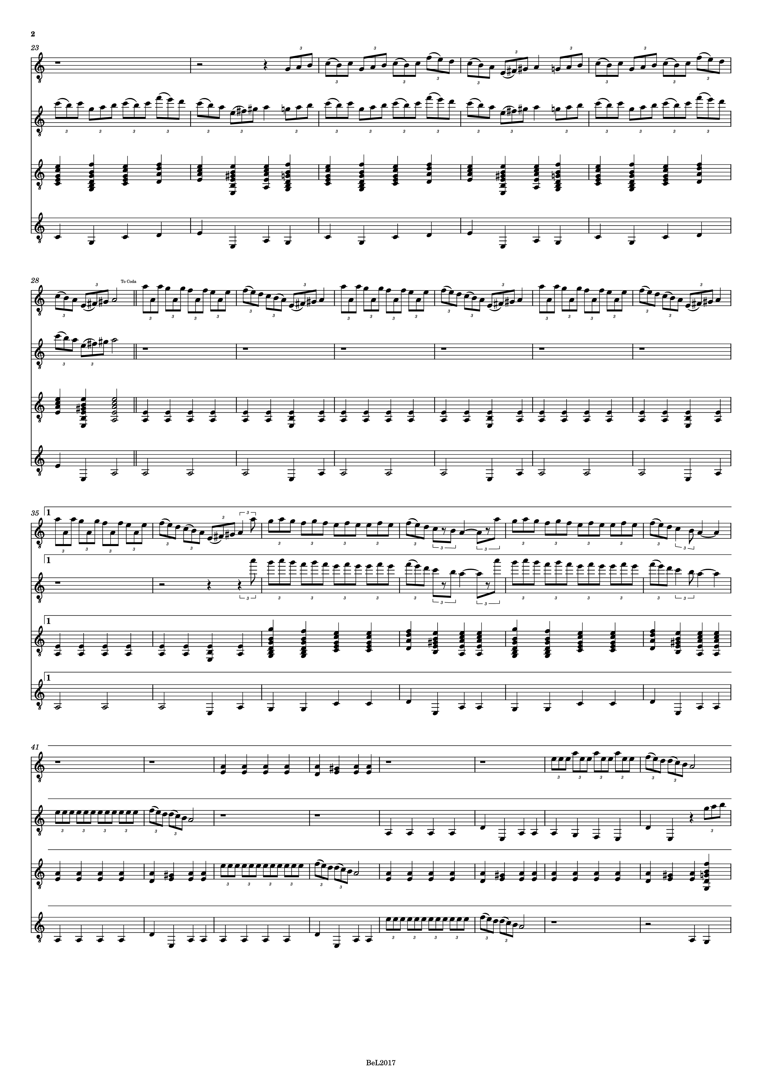 Page 2 of Sheet music PDF Piano Fiesta - Tarantella Piano - Based on a composition of H. Salina