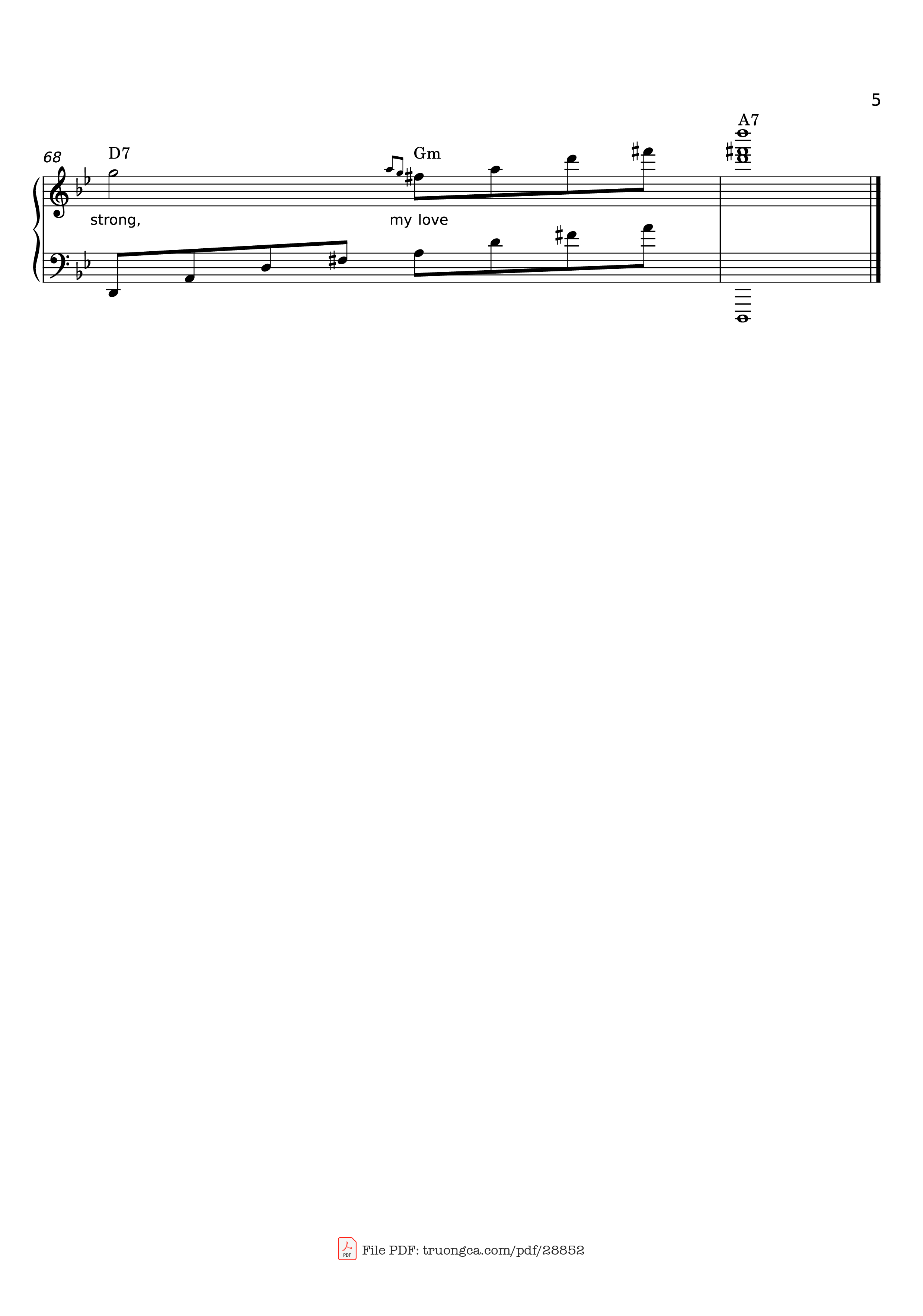Page 5 of Sheet music PDF Piano You