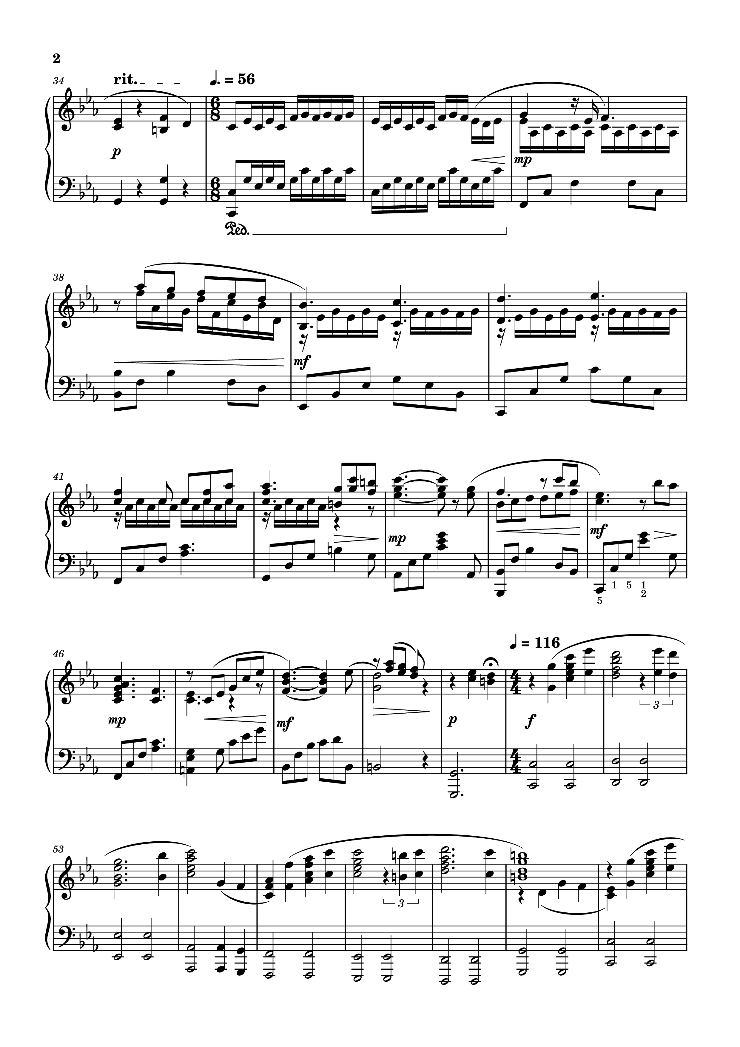 Page 2 of Sheet music PDF Piano Alicia Piano - Lorien Testard