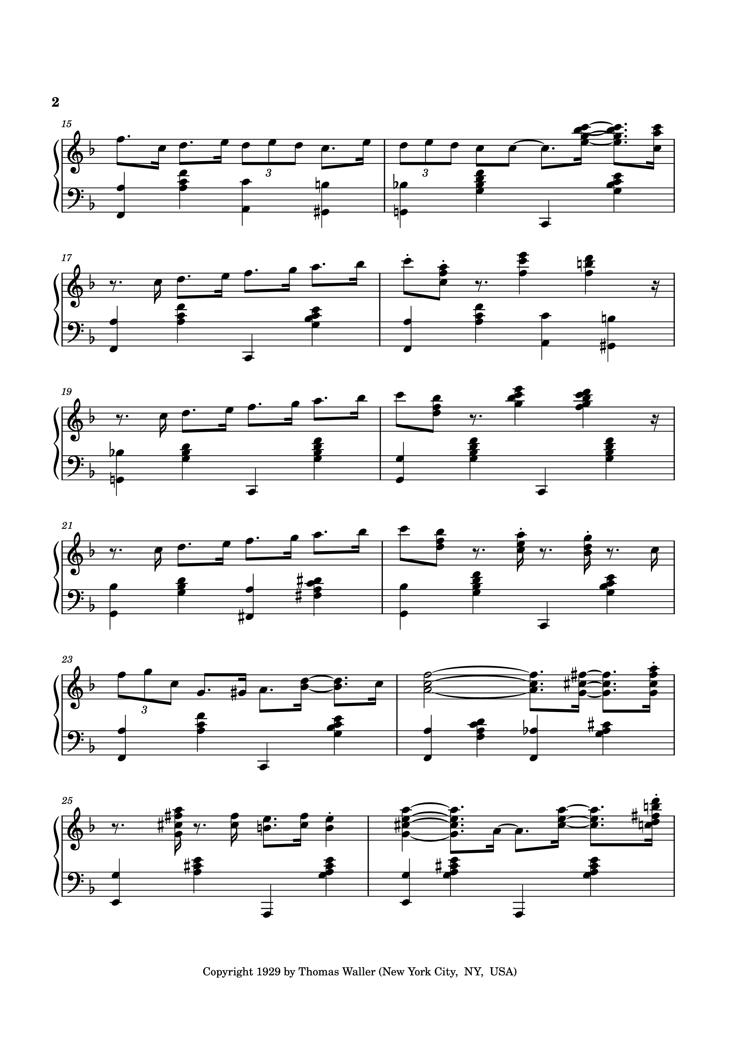 Page 2 of Sheet music PDF Handful of Keys Piano - UrFavRagtimeGuy