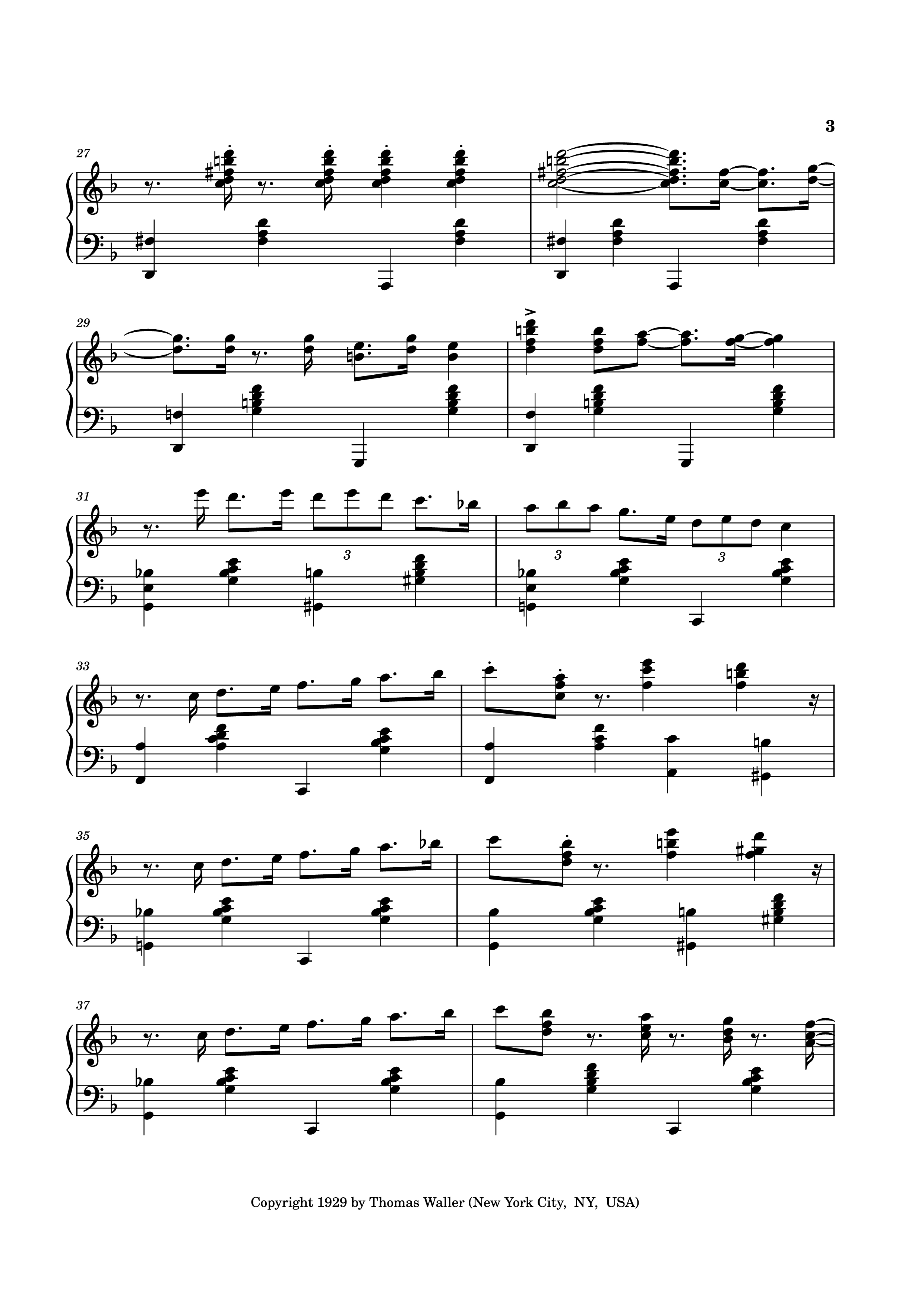 Page 3 of Sheet music PDF Handful of Keys Piano - UrFavRagtimeGuy
