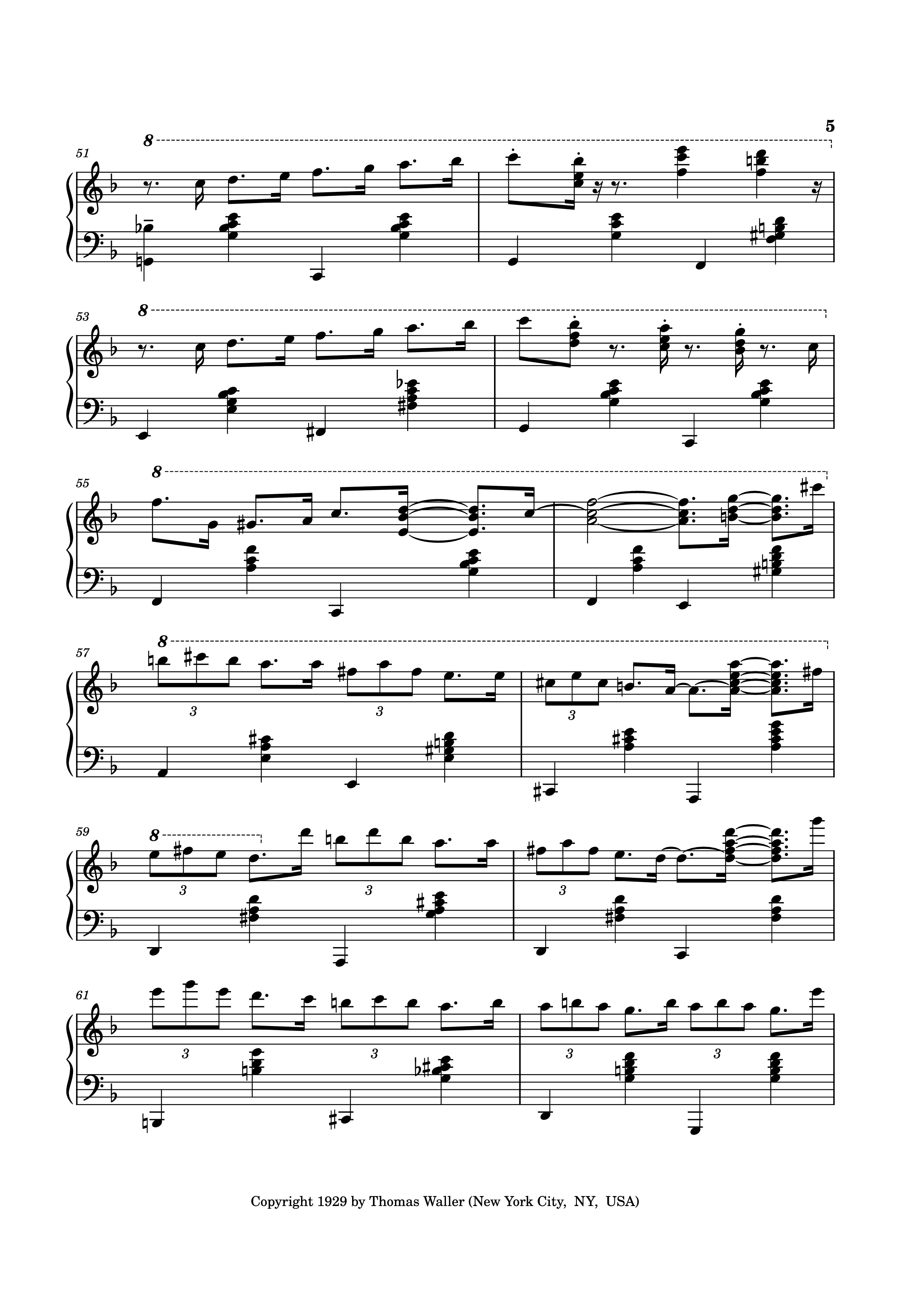 Page 5 of Sheet music PDF Handful of Keys Piano - UrFavRagtimeGuy