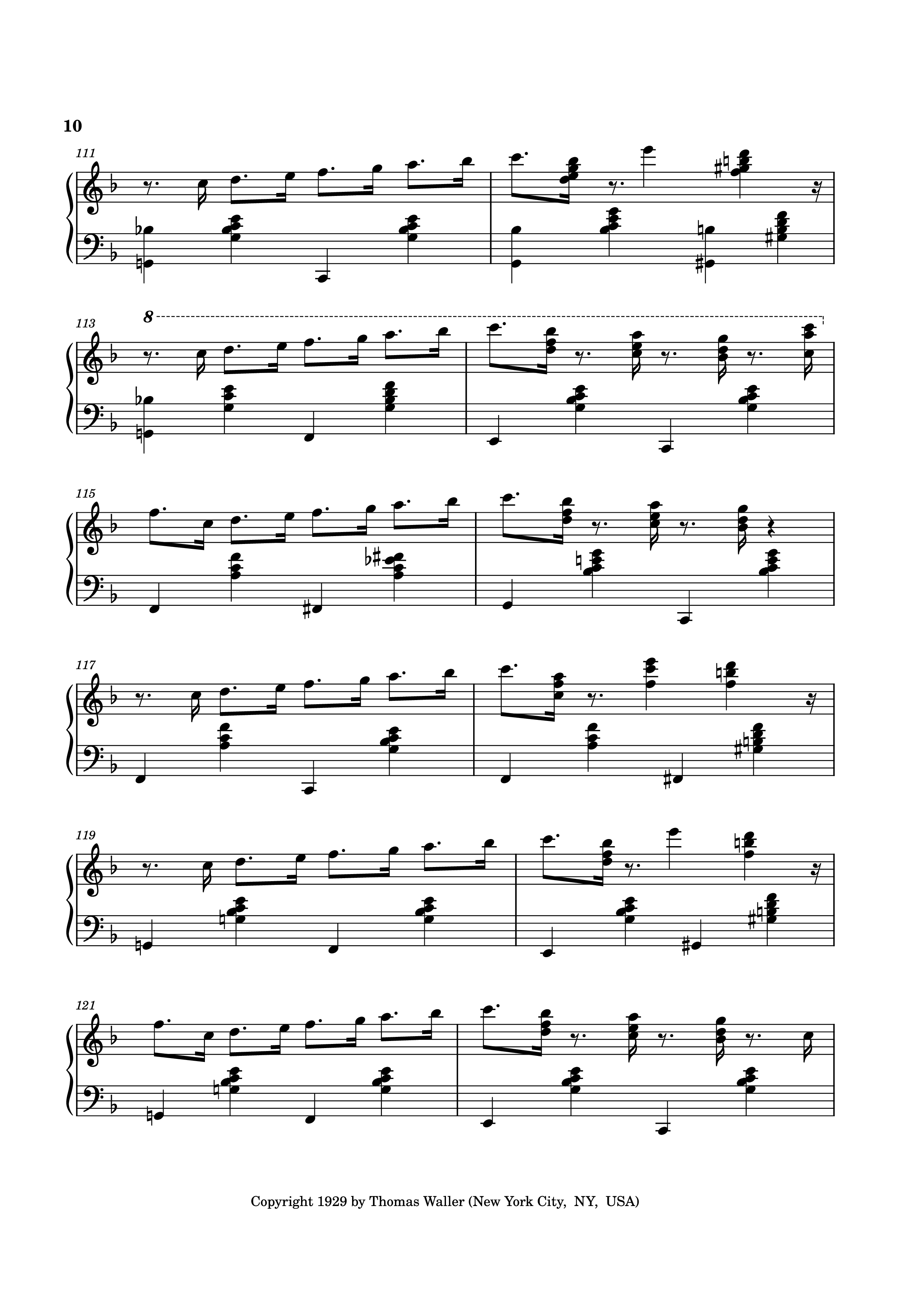 Page 10 of Sheet music PDF Handful of Keys Piano - UrFavRagtimeGuy