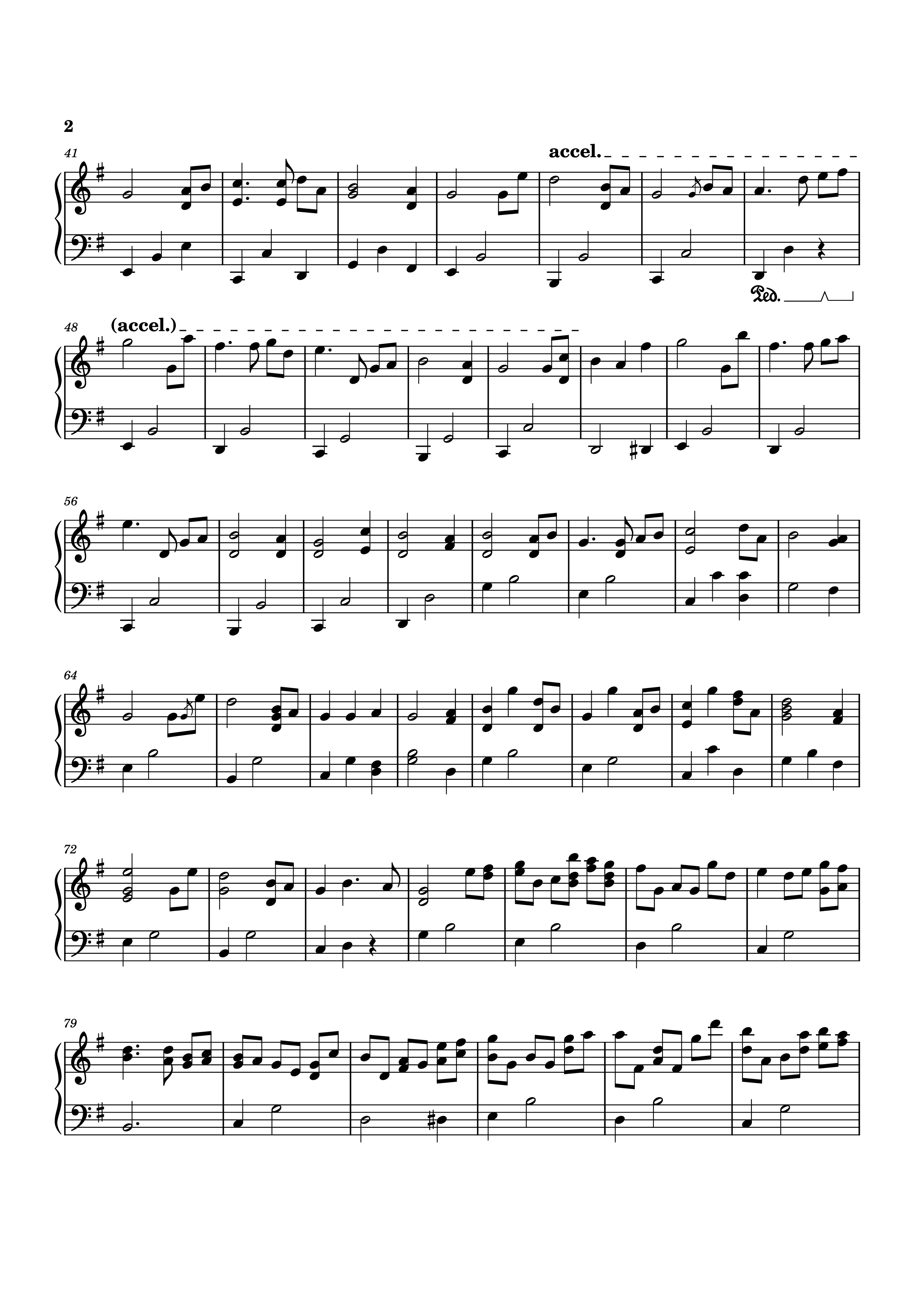 Page 2 of Sheet music PDF Piano FINAL ONE Piano - Composed by: Haruka Nakamura