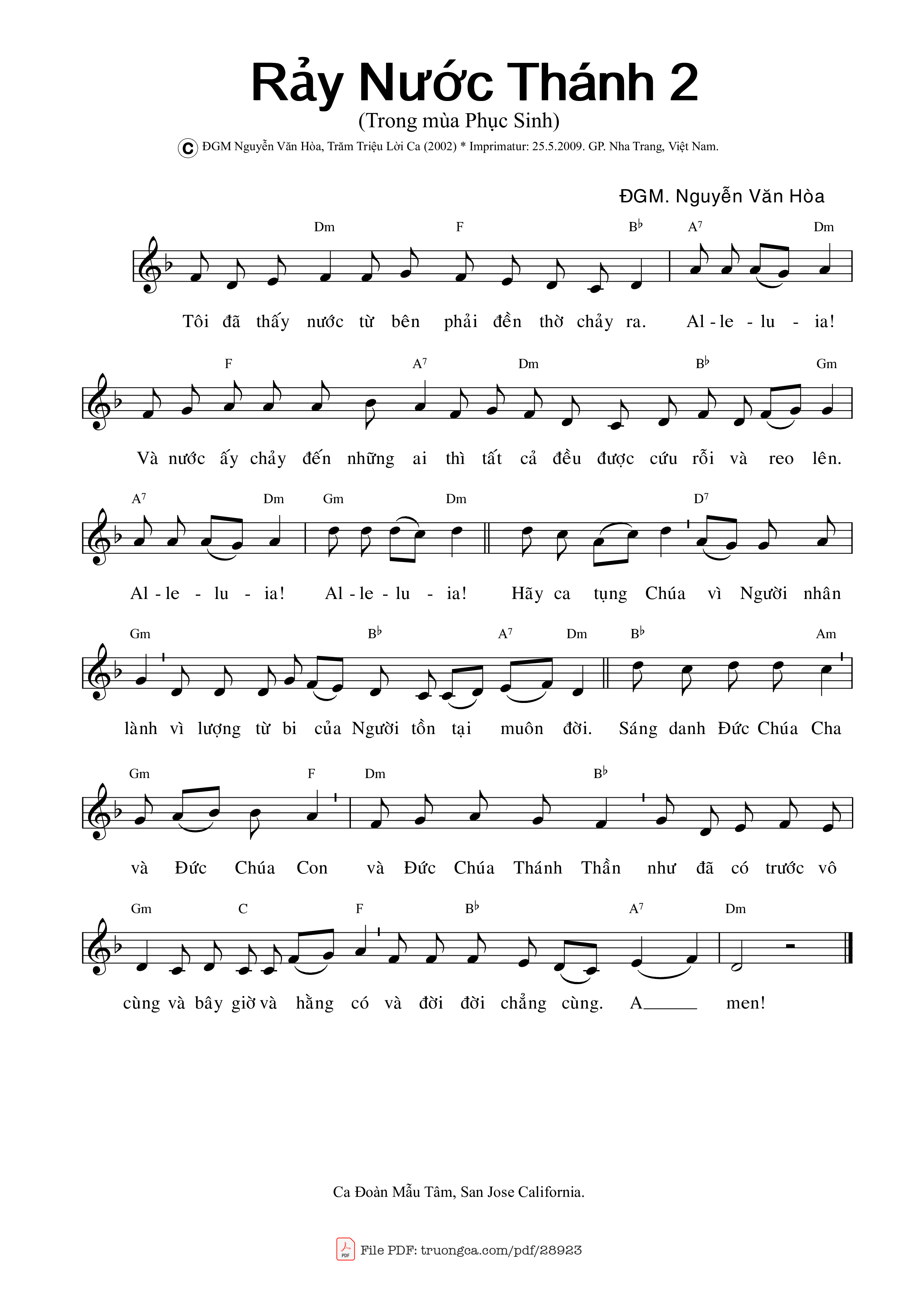 Tôi đã thấy nước từ bên phải đền thờ chảy ra, Trang 5