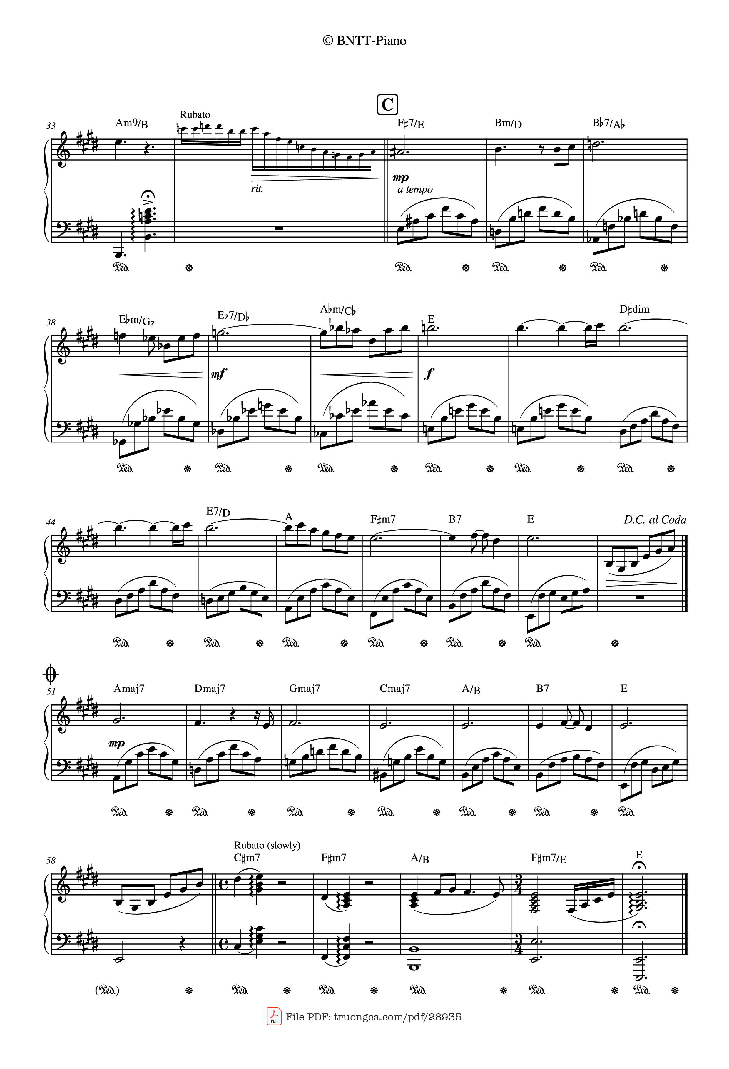 Page 2 of Sheet music PDF Piano Cavatina (The deer hunter) Piano - STANLEY MYERS