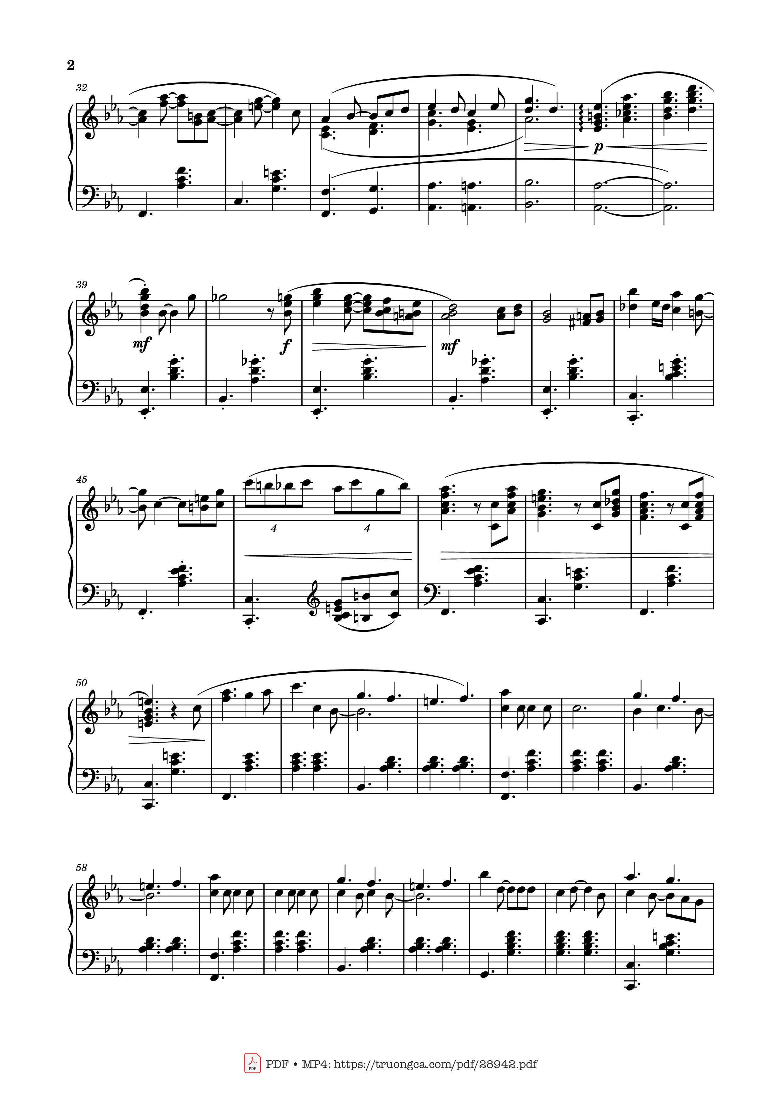 Page 2 of Sheet music PDF Valentine - Laufey sheet Piano - Piano Arrangement by Tuan-Anh Le