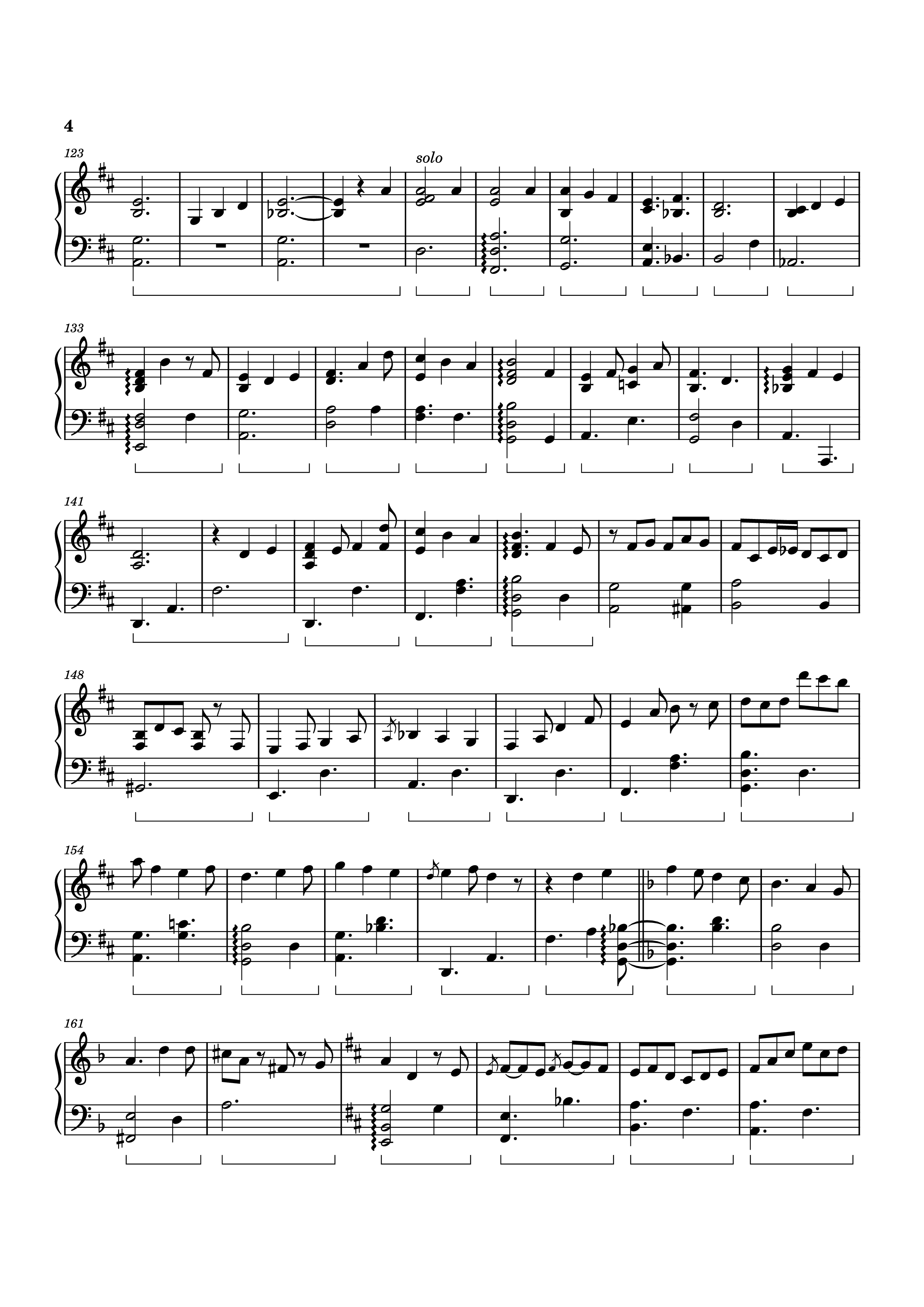 Page 4 of Sheet music PDF Piano Colors on the Street Piano - Izumi Hirotaka
