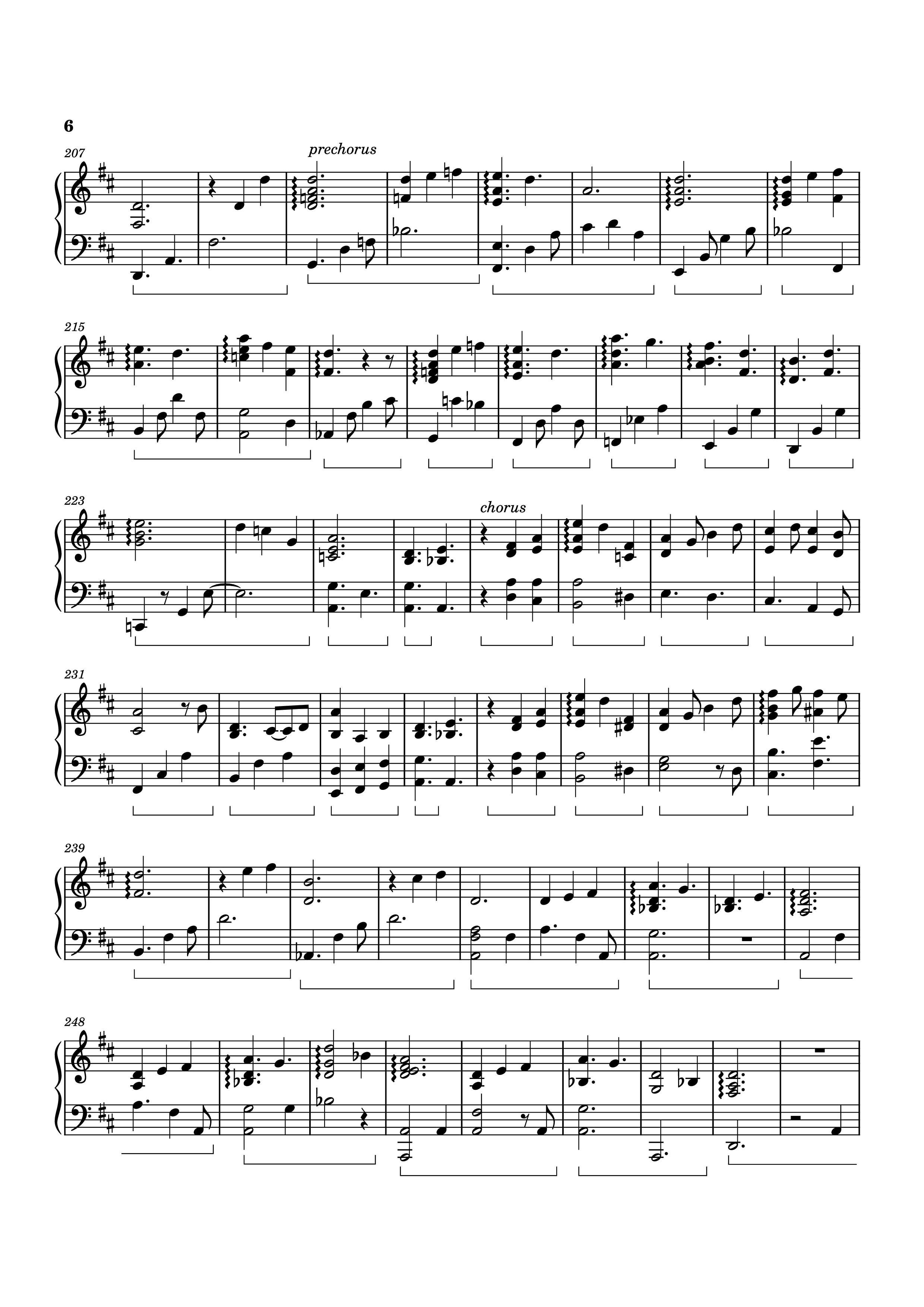 Page 6 of Sheet music PDF Piano Colors on the Street Piano - Izumi Hirotaka