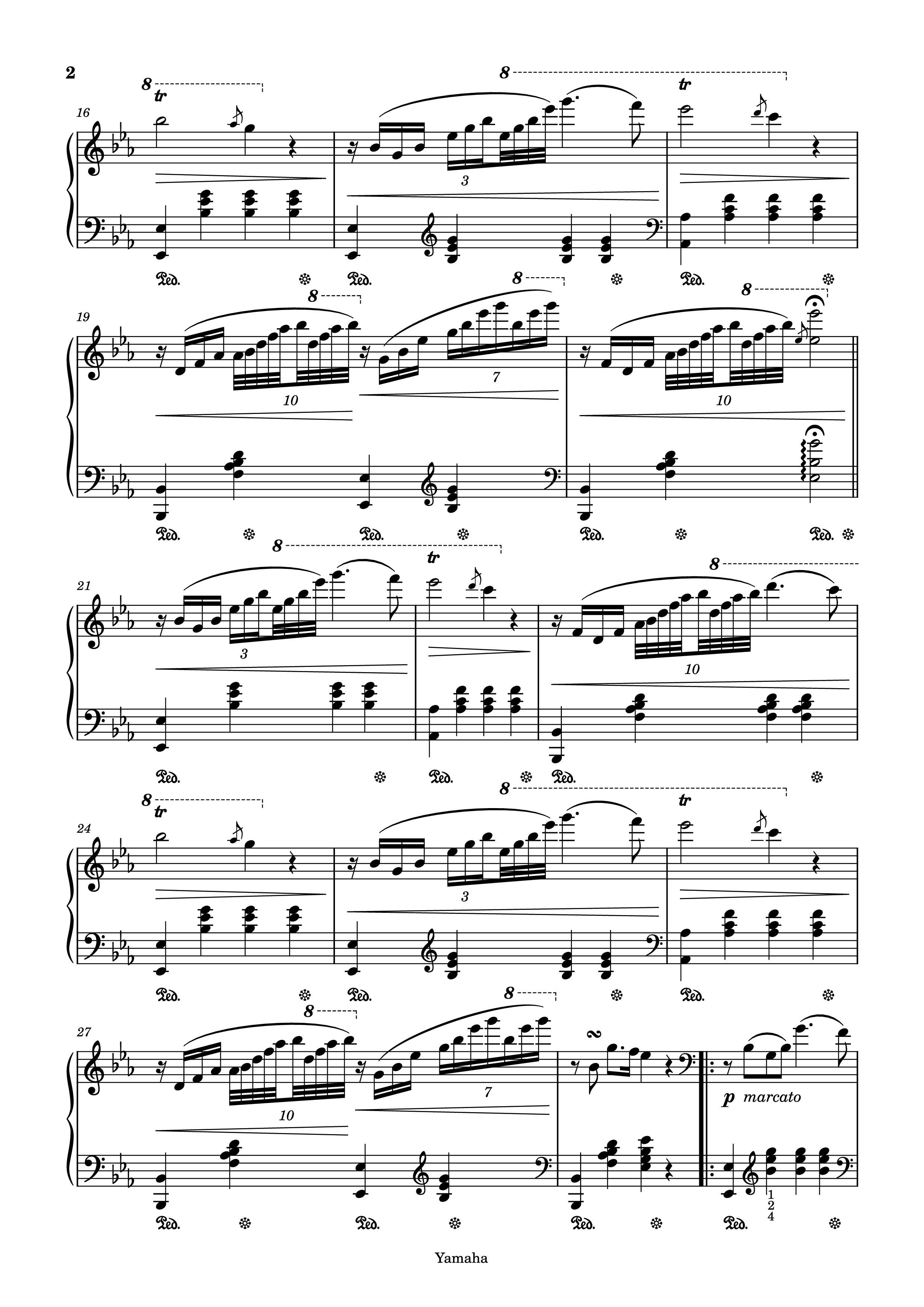 Page 2 of Sheet music PDF Piano La priere d