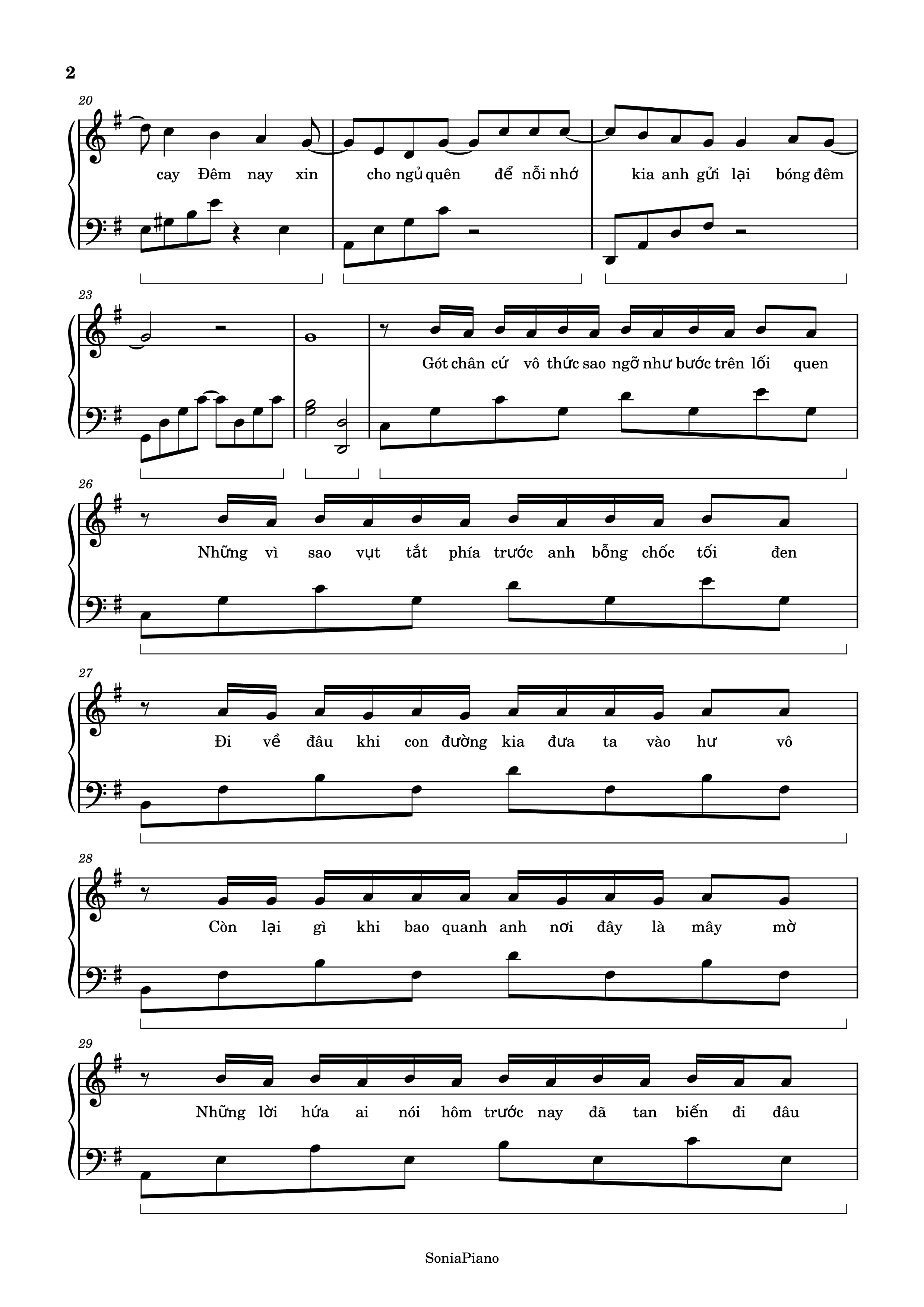 Page 2 of Sheet music PDF Nước Mắt Em Lau Bằng Tình Yêu Mới Piano - Da Lab