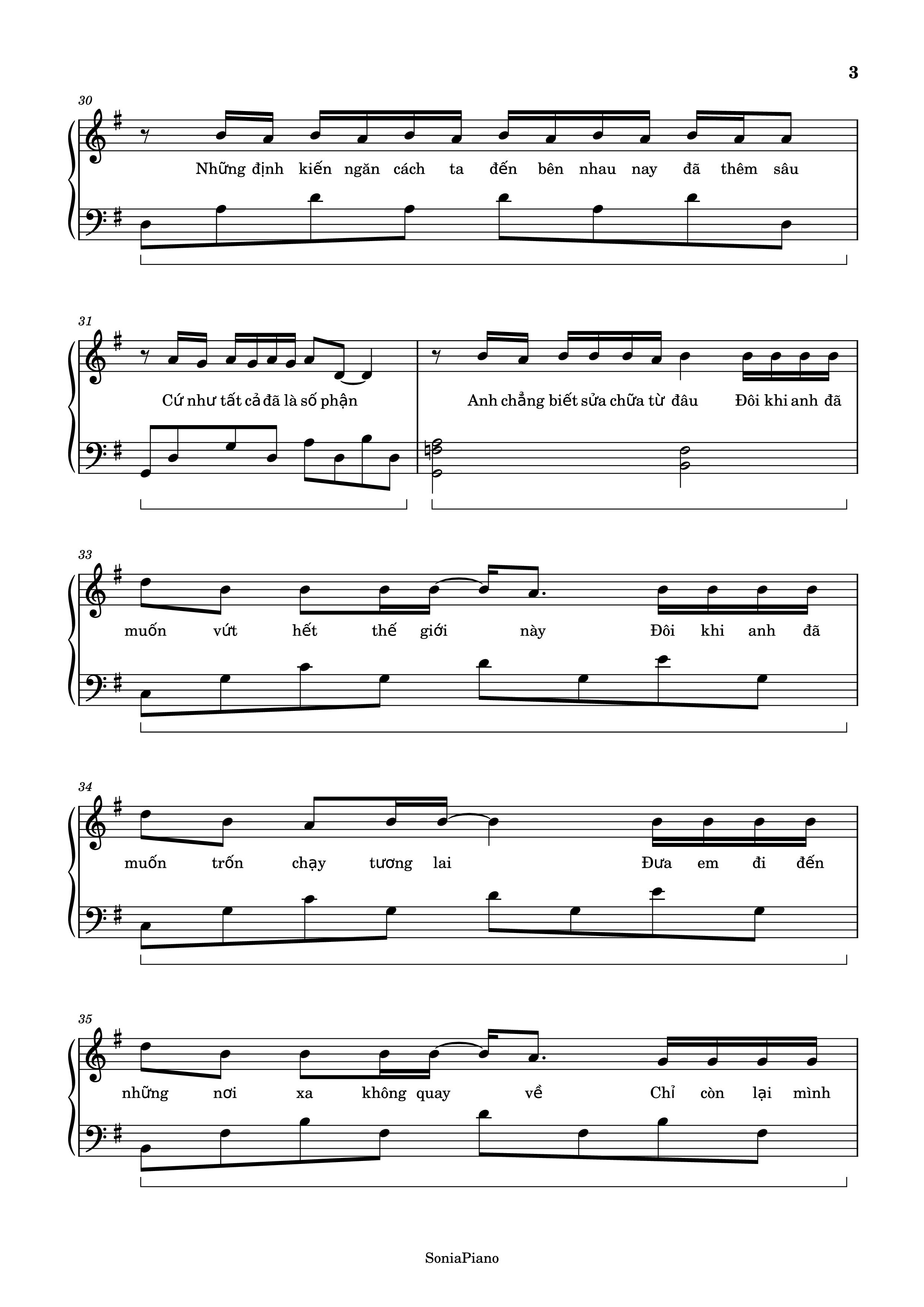 Page 3 of Sheet music PDF Nước Mắt Em Lau Bằng Tình Yêu Mới Piano - Da Lab