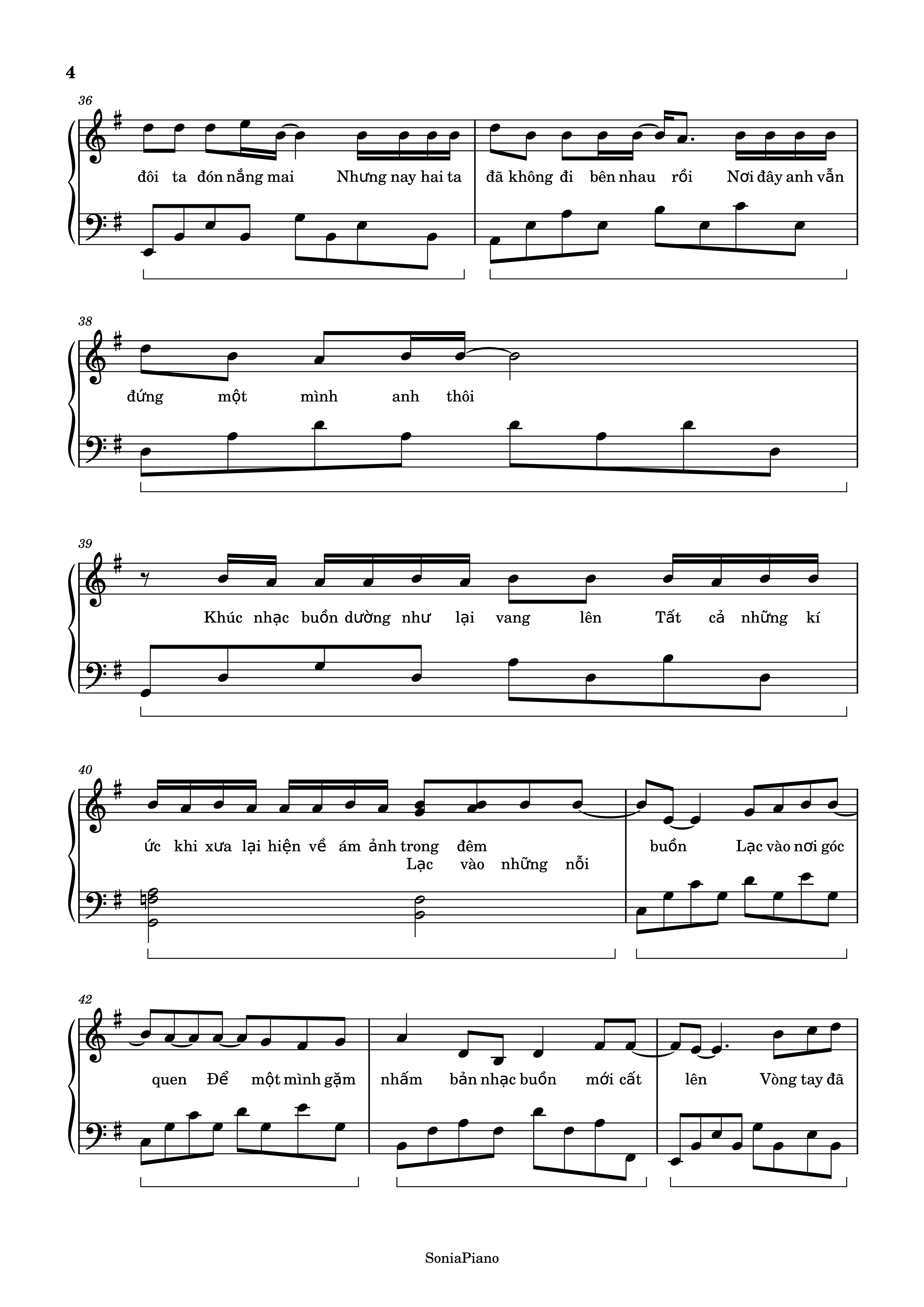 Page 4 of Sheet music PDF Nước Mắt Em Lau Bằng Tình Yêu Mới Piano - Da Lab