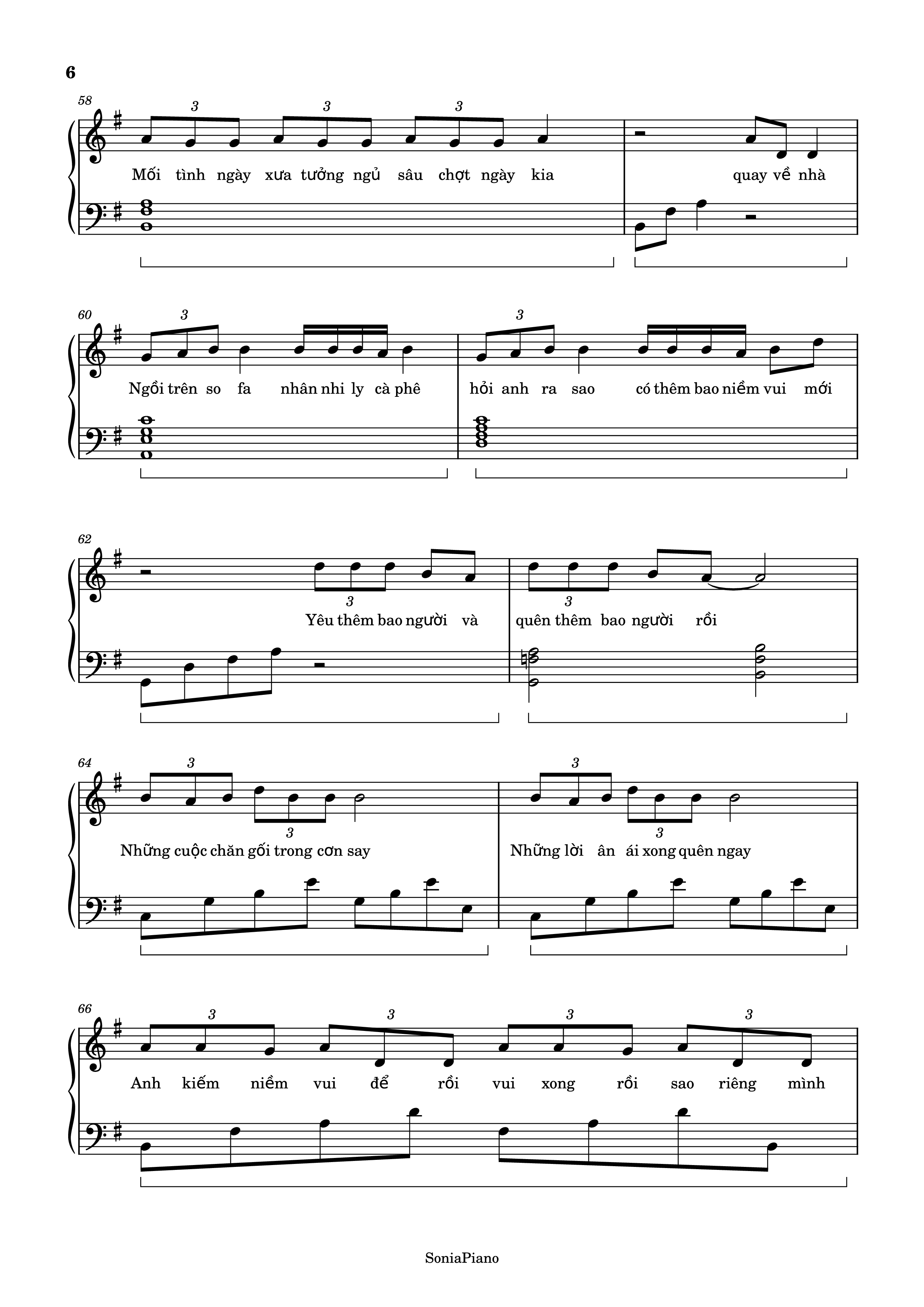 Page 6 of Sheet music PDF Nước Mắt Em Lau Bằng Tình Yêu Mới Piano - Da Lab