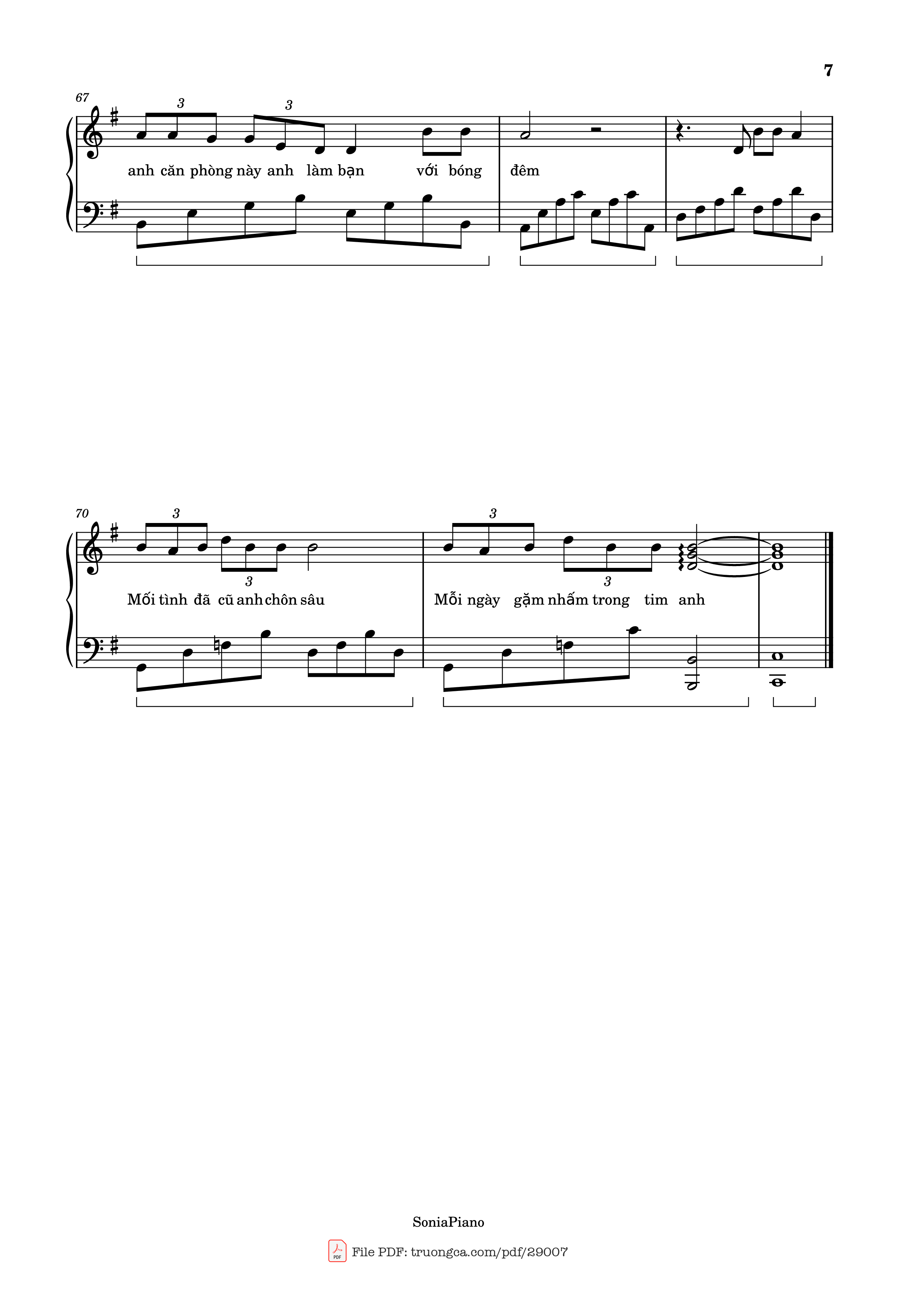 Page 7 of Sheet music PDF Nước Mắt Em Lau Bằng Tình Yêu Mới Piano - Da Lab