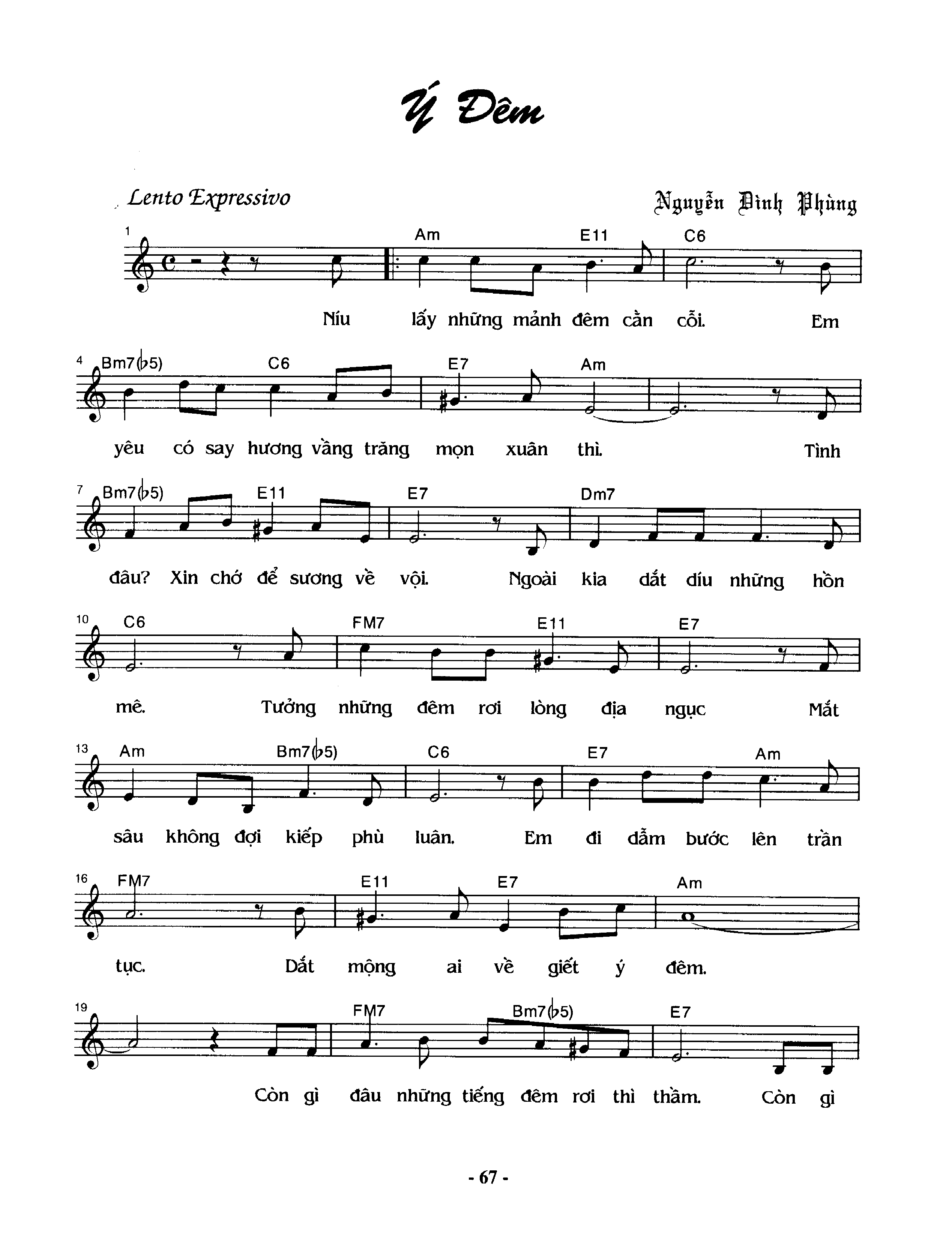 Ý đêm - Nguyễn Đình Phùng