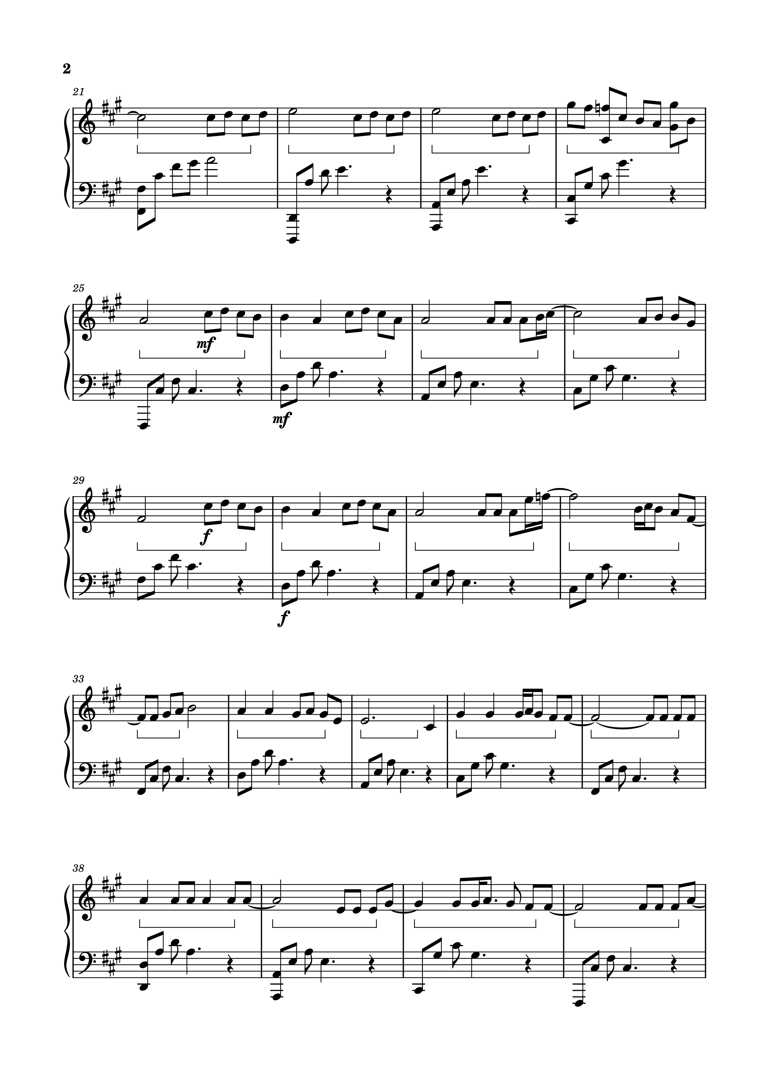 Page 2 of Sheet music PDF Thức Giấc (Dalab) Piano bản rút gọn - Dalab
