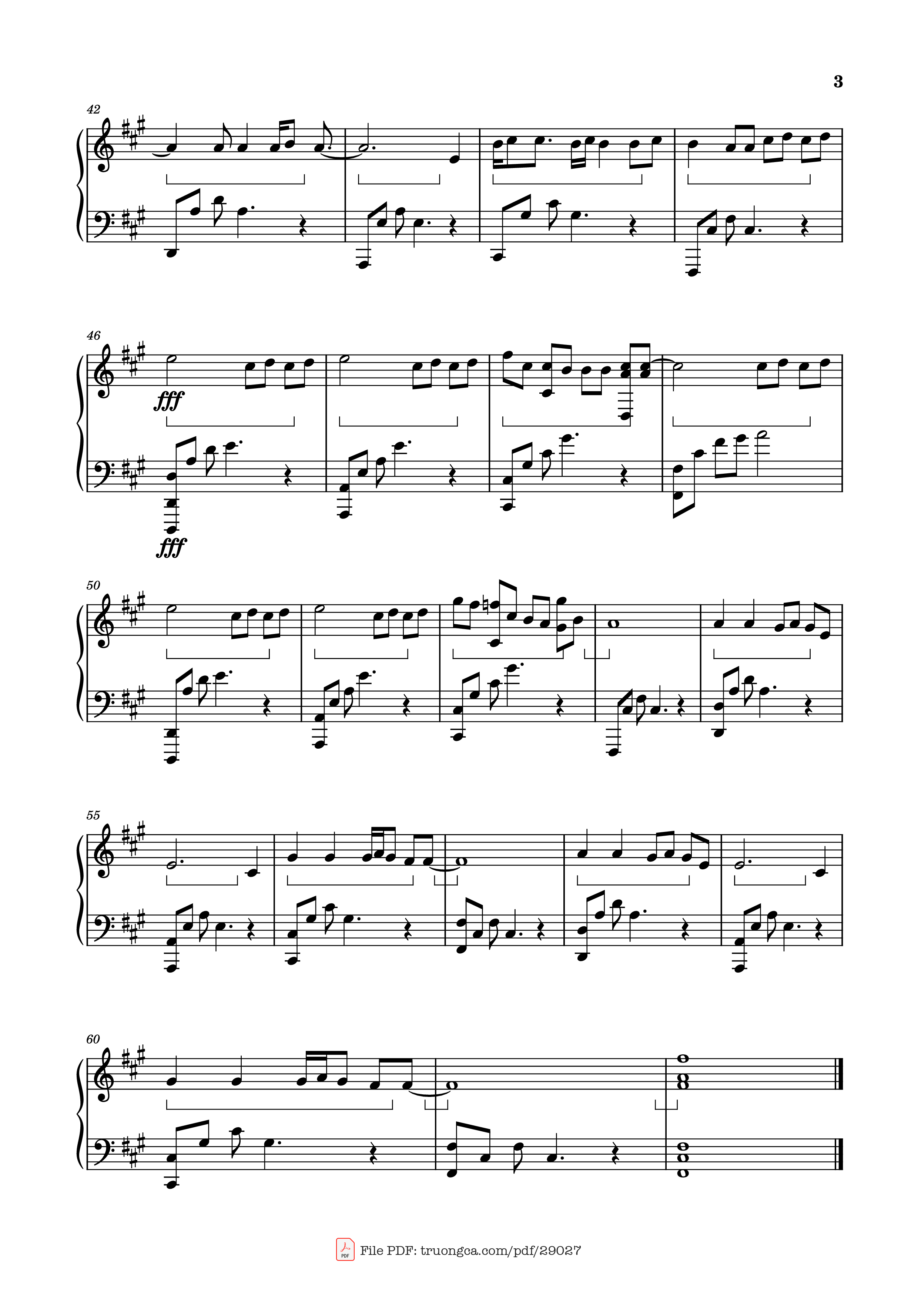 Page 3 of Sheet music PDF Thức Giấc (Dalab) Piano bản rút gọn - Dalab