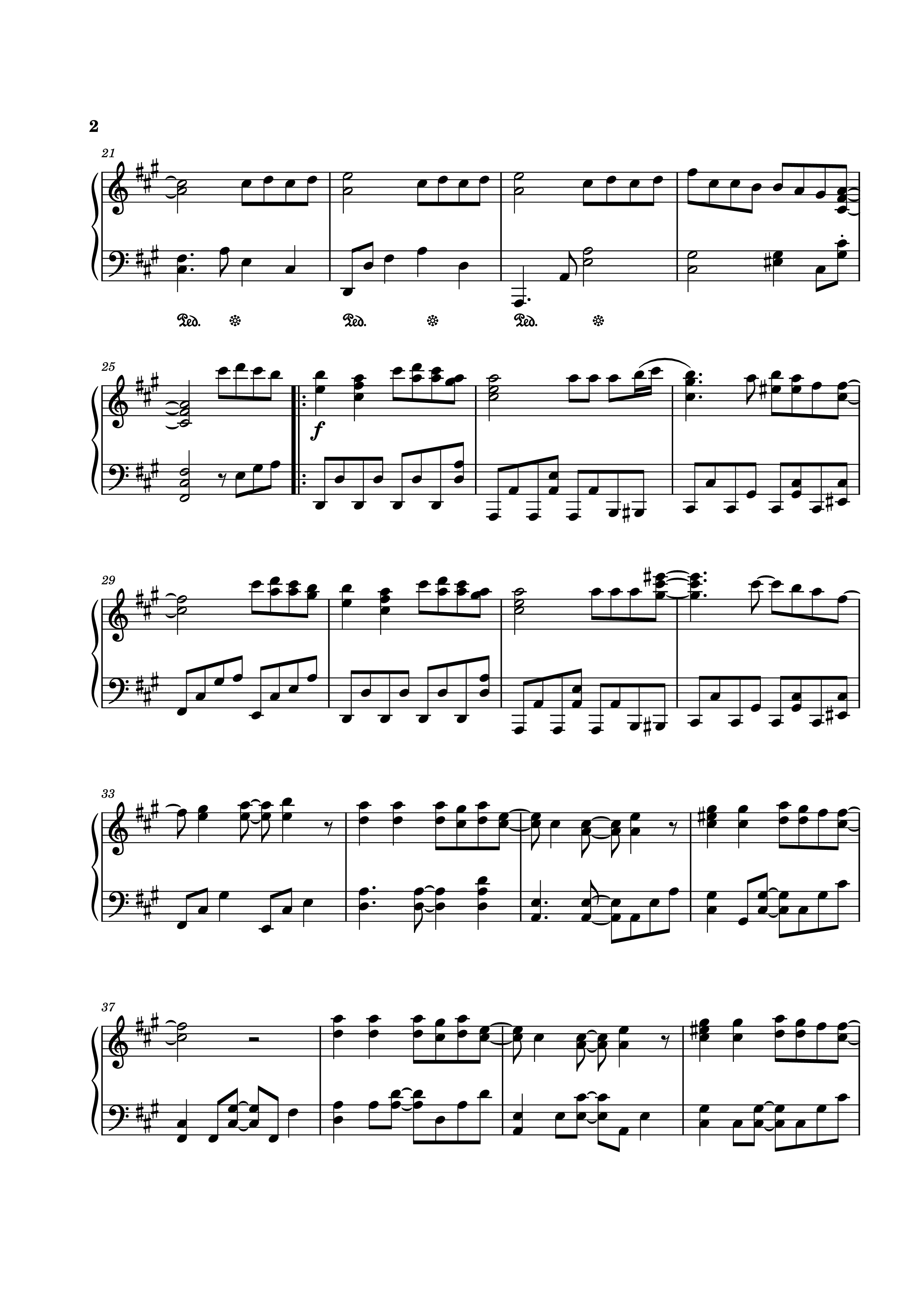 Page 2 of Sheet music PDF Thức giấc (Tone gốc) Piano - DaLAB