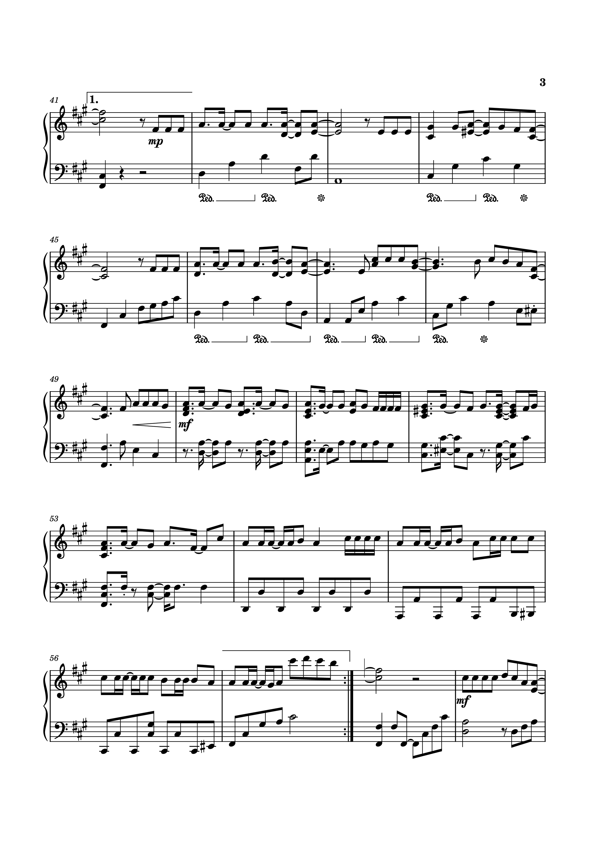 Page 3 of Sheet music PDF Thức giấc (Tone gốc) Piano - DaLAB