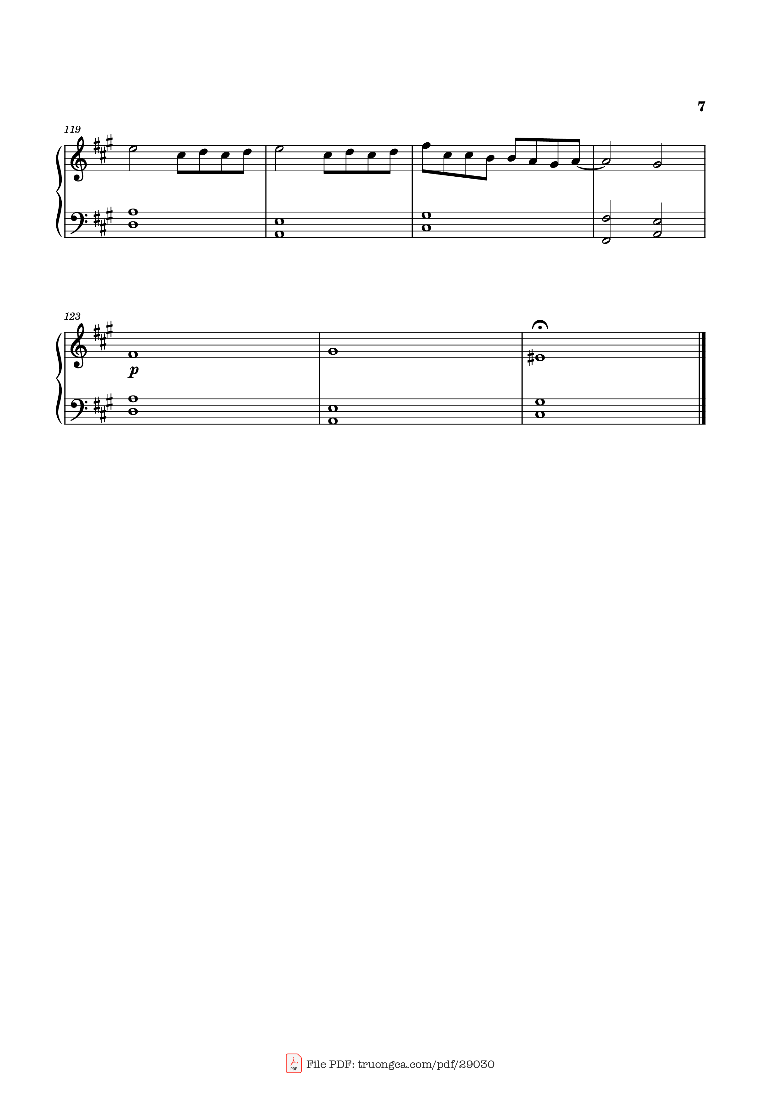 Page 7 of Sheet music PDF Thức giấc (Tone gốc) Piano - DaLAB