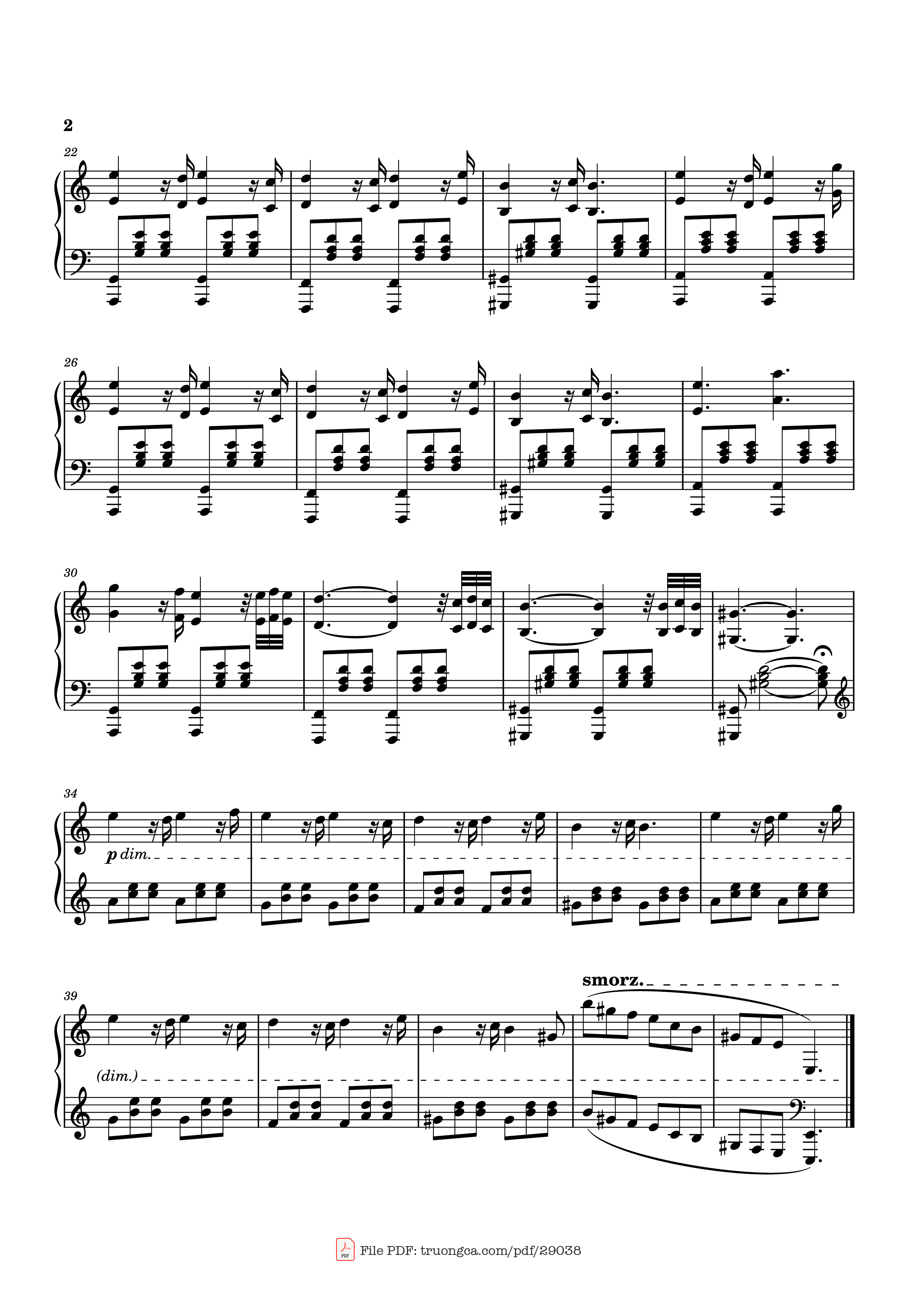 Page 2 of Sheet music PDF Piano A SHADOW