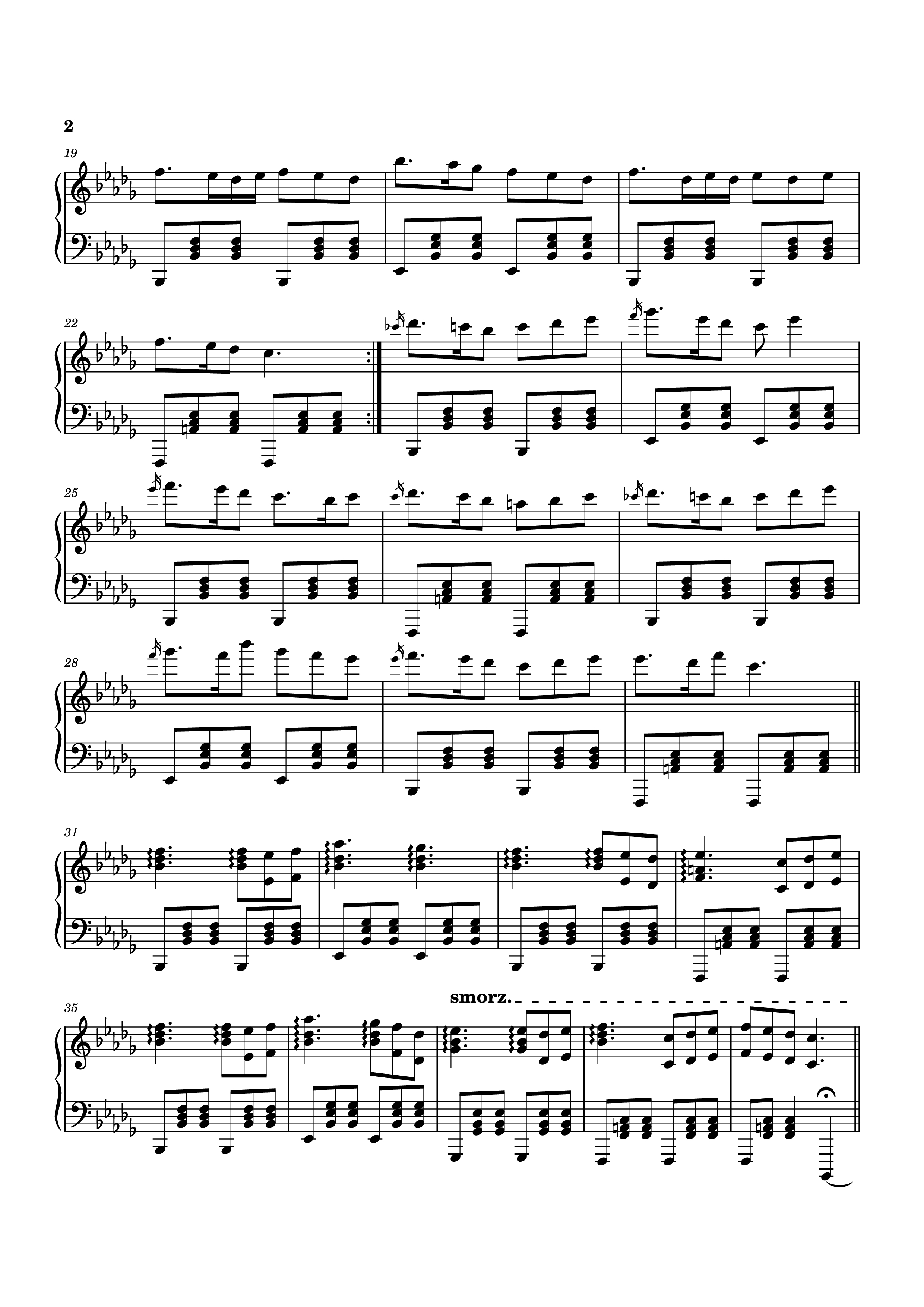 Page 2 of Sheet music PDF Piano A Psychopath’s Misery - Heartbreaking Waltz Piano - CYTRB