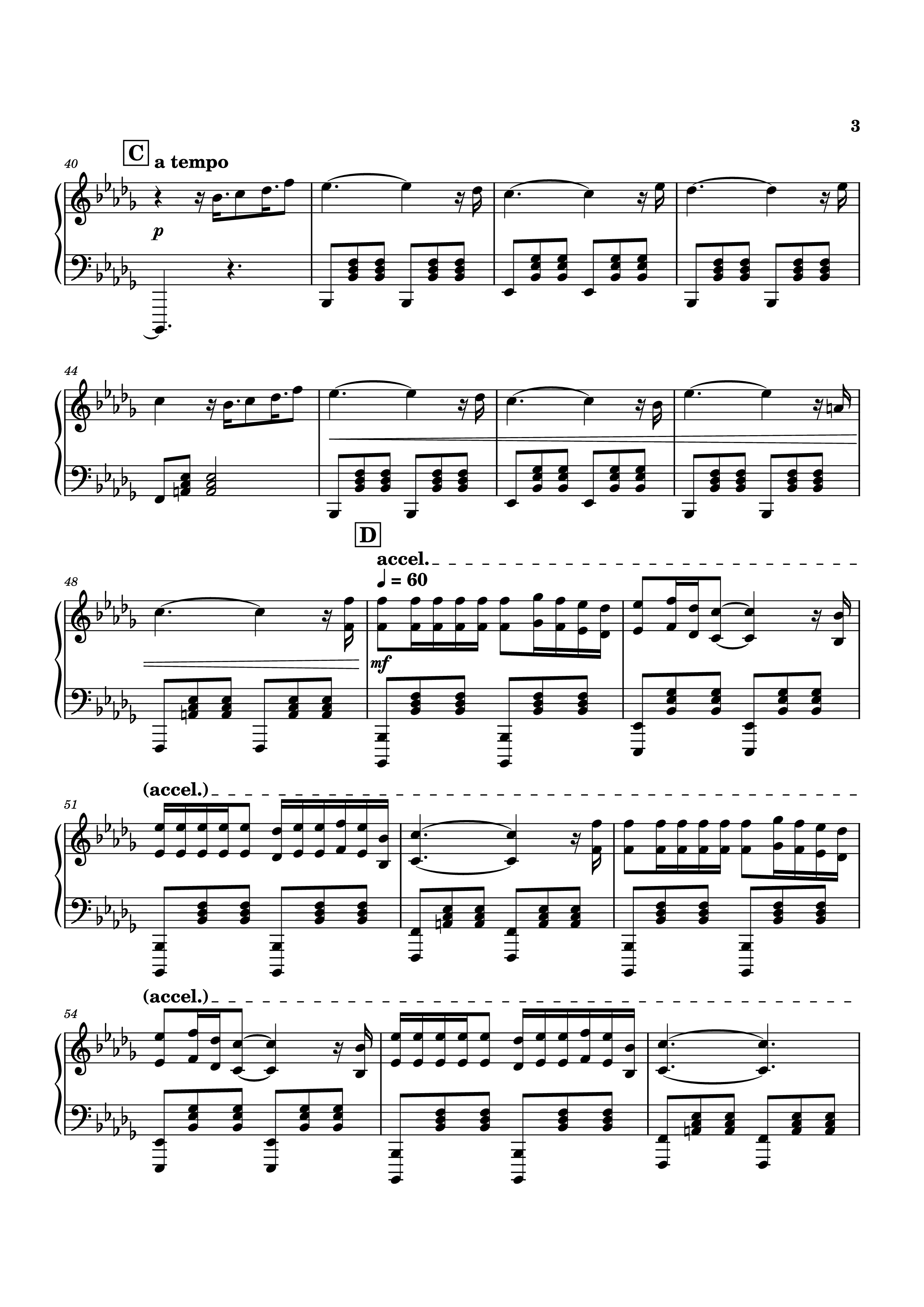Page 3 of Sheet music PDF Piano A Psychopath’s Misery - Heartbreaking Waltz Piano - CYTRB