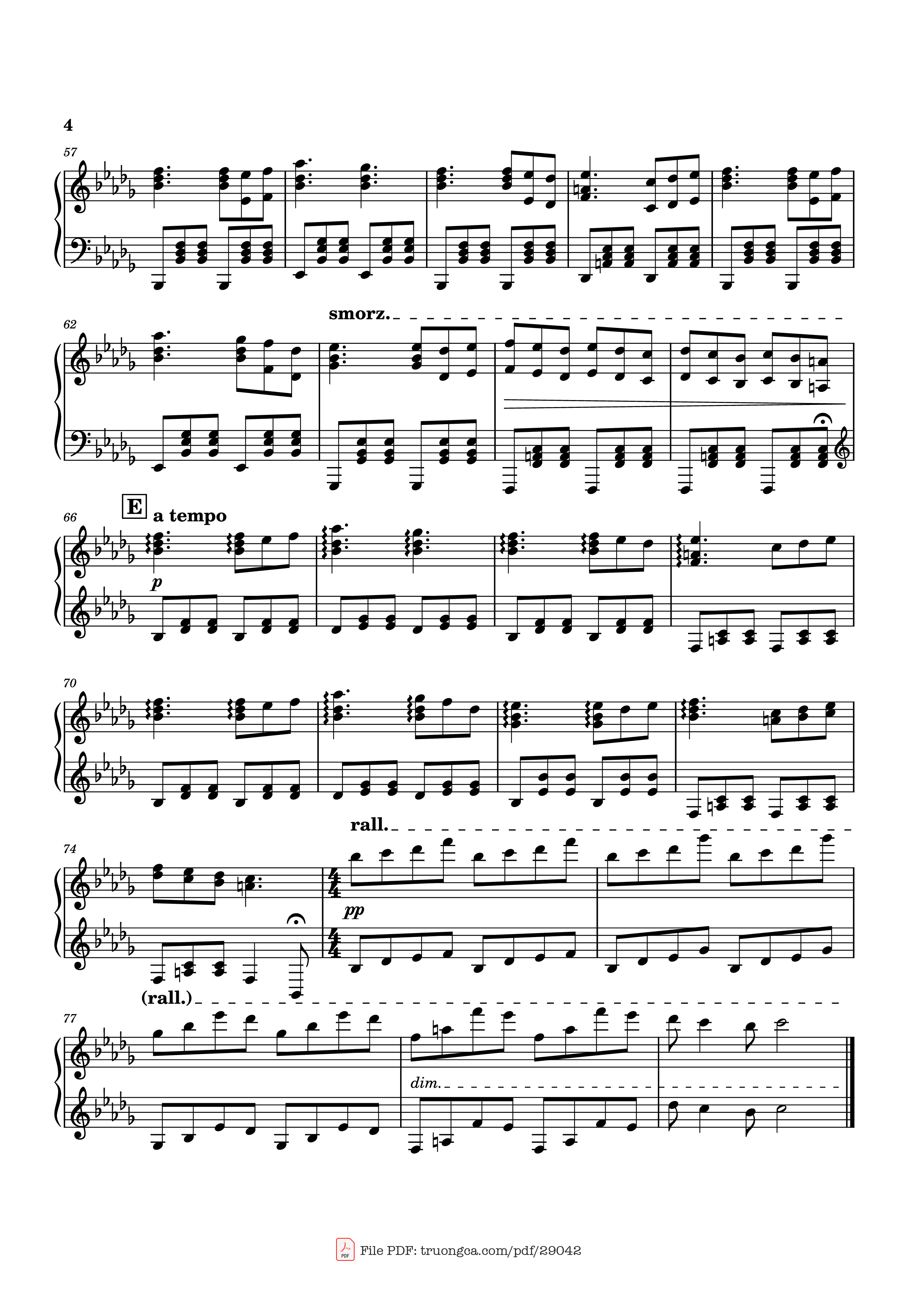Page 4 of Sheet music PDF Piano A Psychopath’s Misery - Heartbreaking Waltz Piano - CYTRB