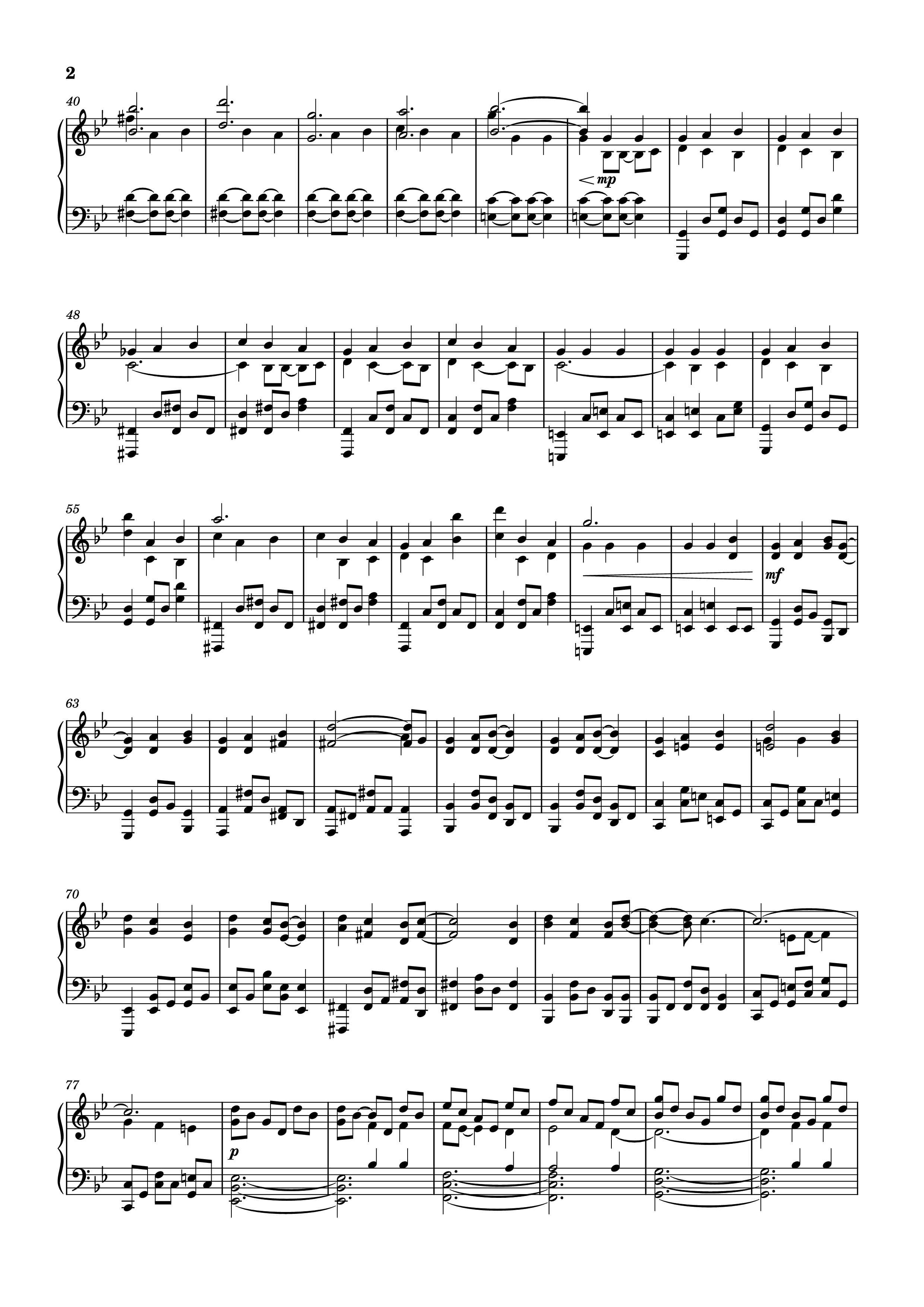 Page 2 of Sheet music PDF Piano Wasteland Piano - Artist: Royal & The Serpent