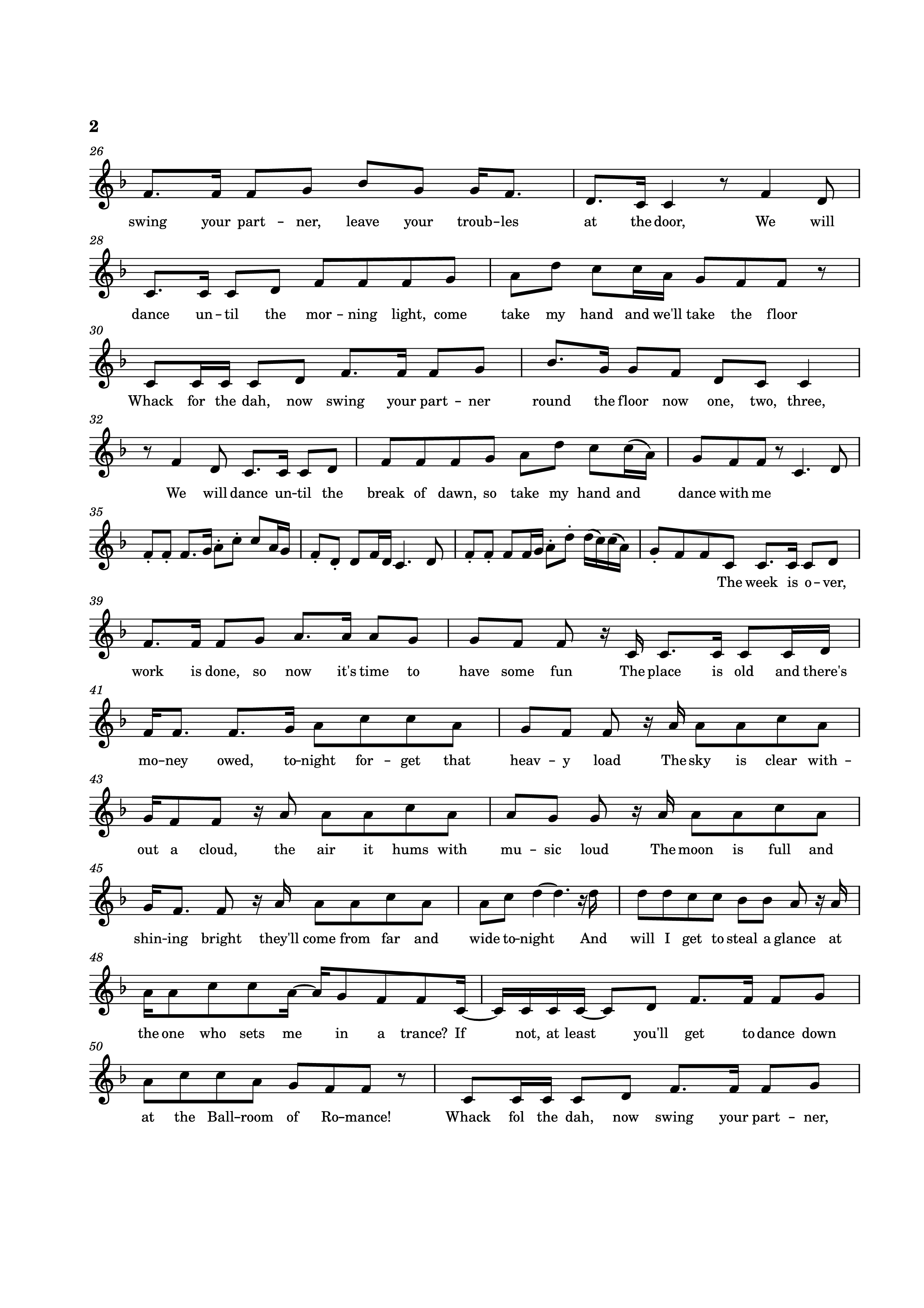 Page 2 of Sheet music PDF Piano Ballroom of Romance Piano - Celtic Woman