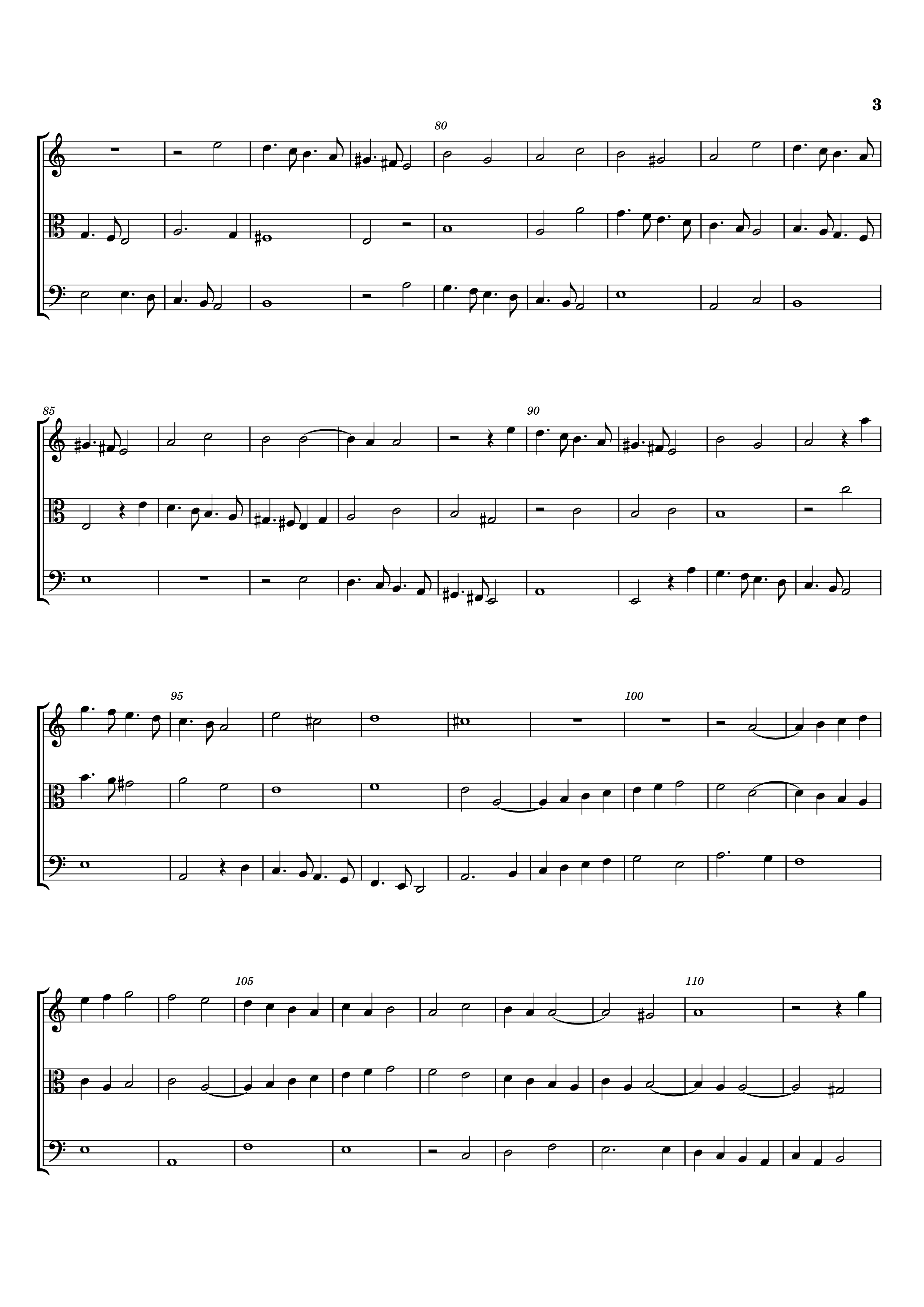 Page 3 of Sheet music PDF Fantasia No. 4 Violin - William Byrd