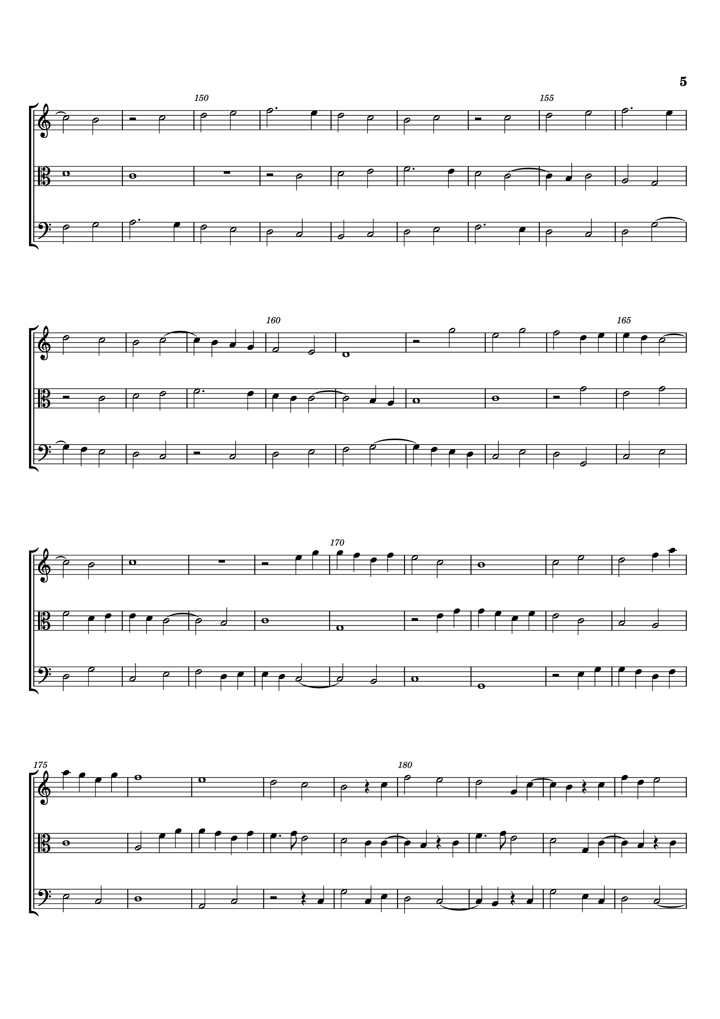 Page 5 of Sheet music PDF Fantasia No. 4 Violin - William Byrd