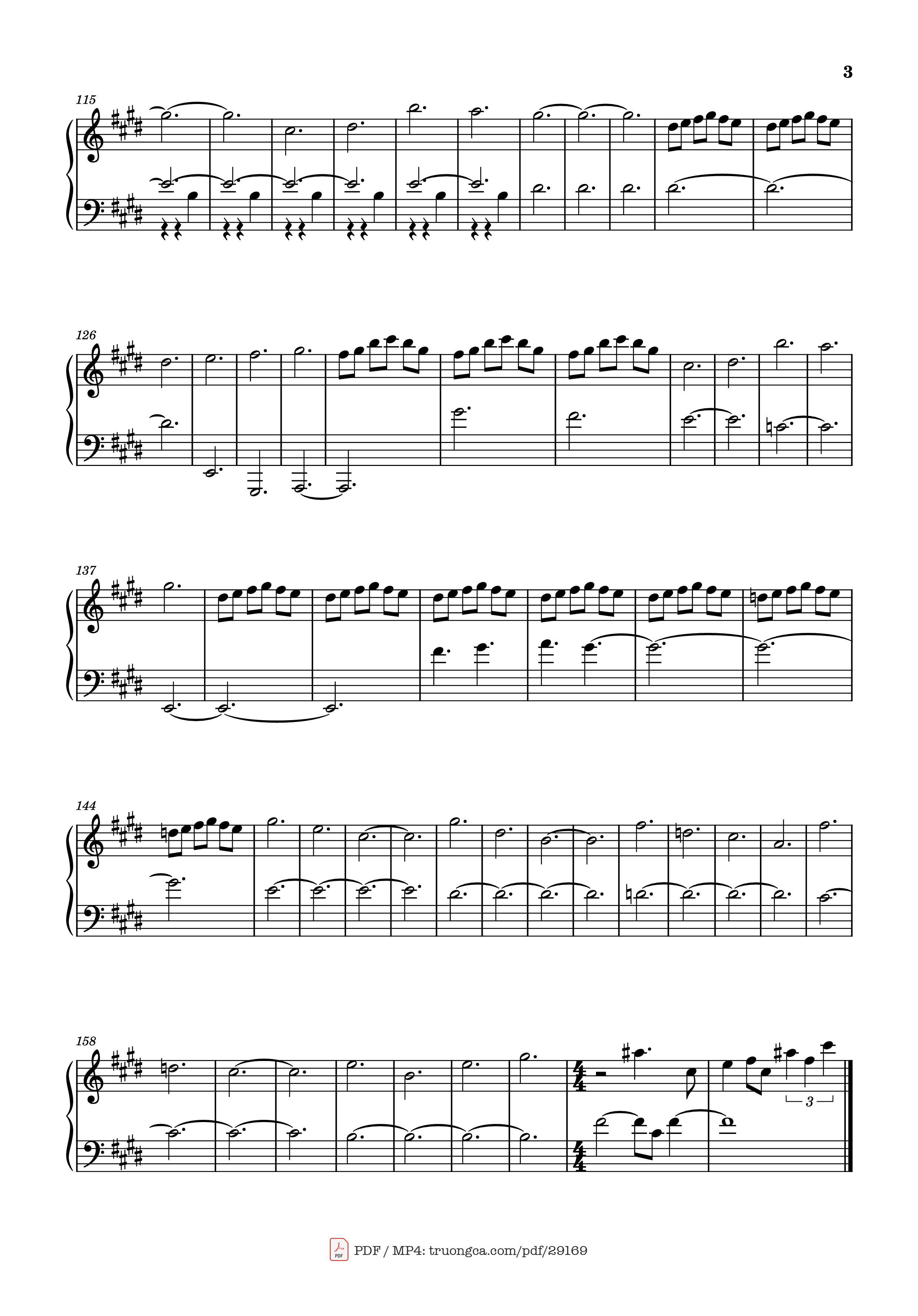 Page 3 of Sheet music PDF Piano Golden hour Piano - Wesley Steenbergen
