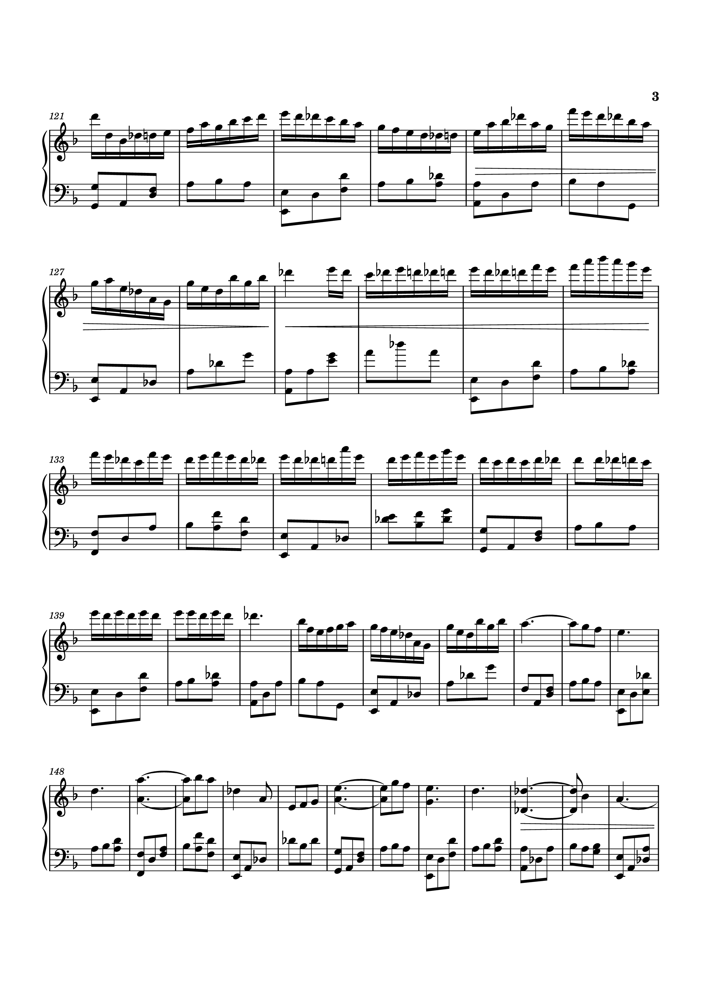 Page 3 of Sheet music PDF Piano Verso Piano - Composition: Lorien Testard