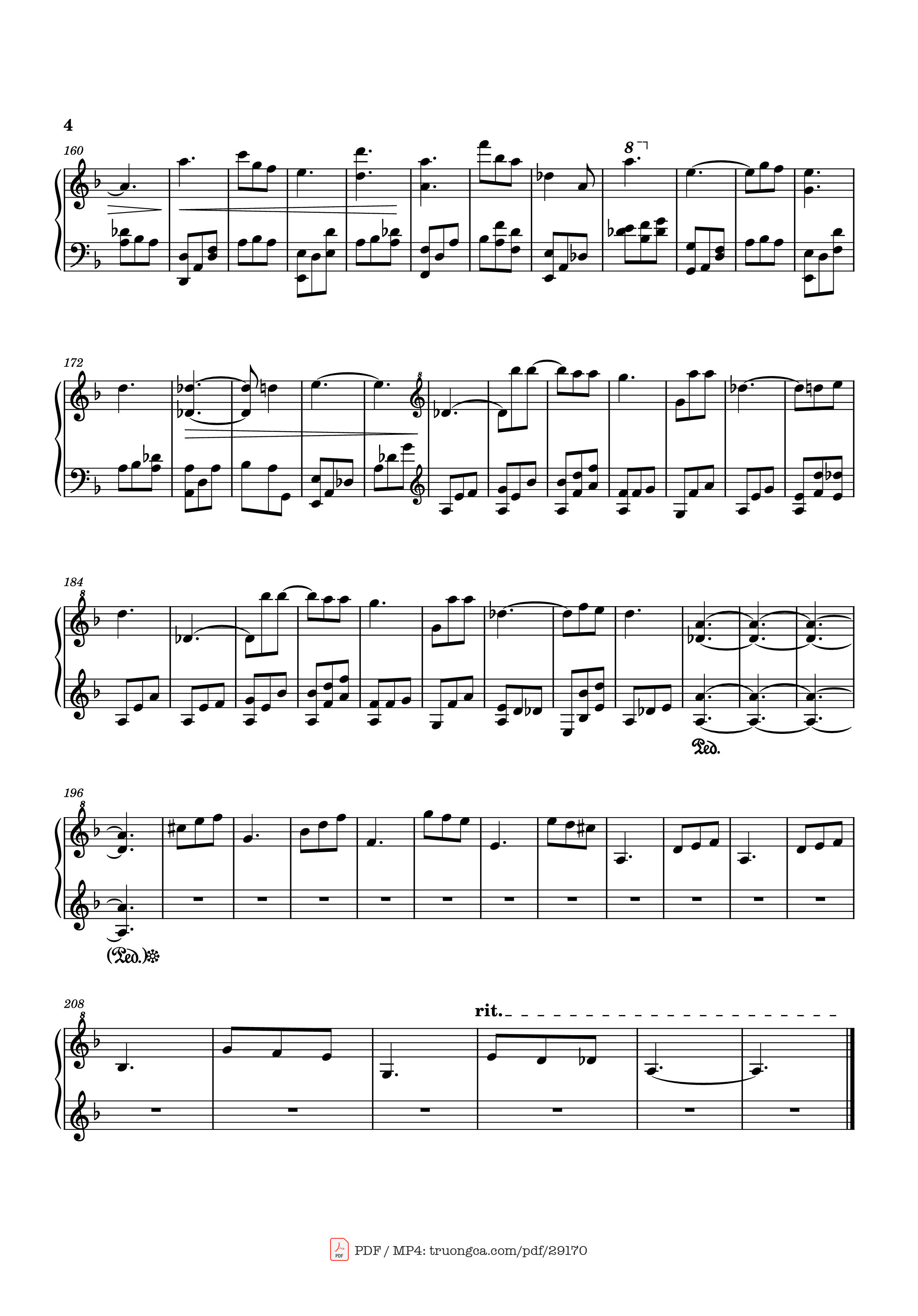 Page 4 of Sheet music PDF Piano Verso Piano - Composition: Lorien Testard