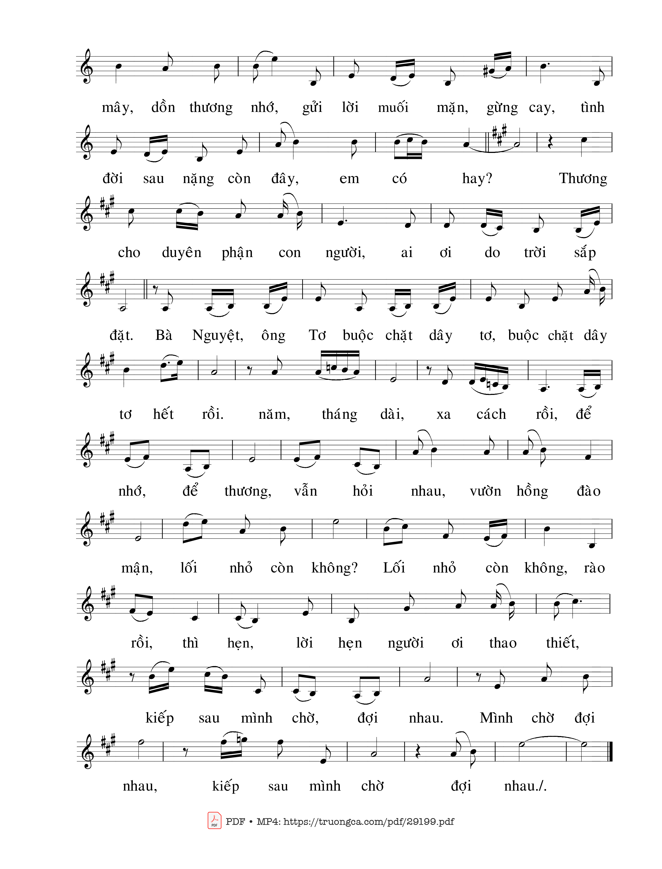 Page 2 of Sheet music PDF Thu hát cho ta - Nguyễn Văn Chính