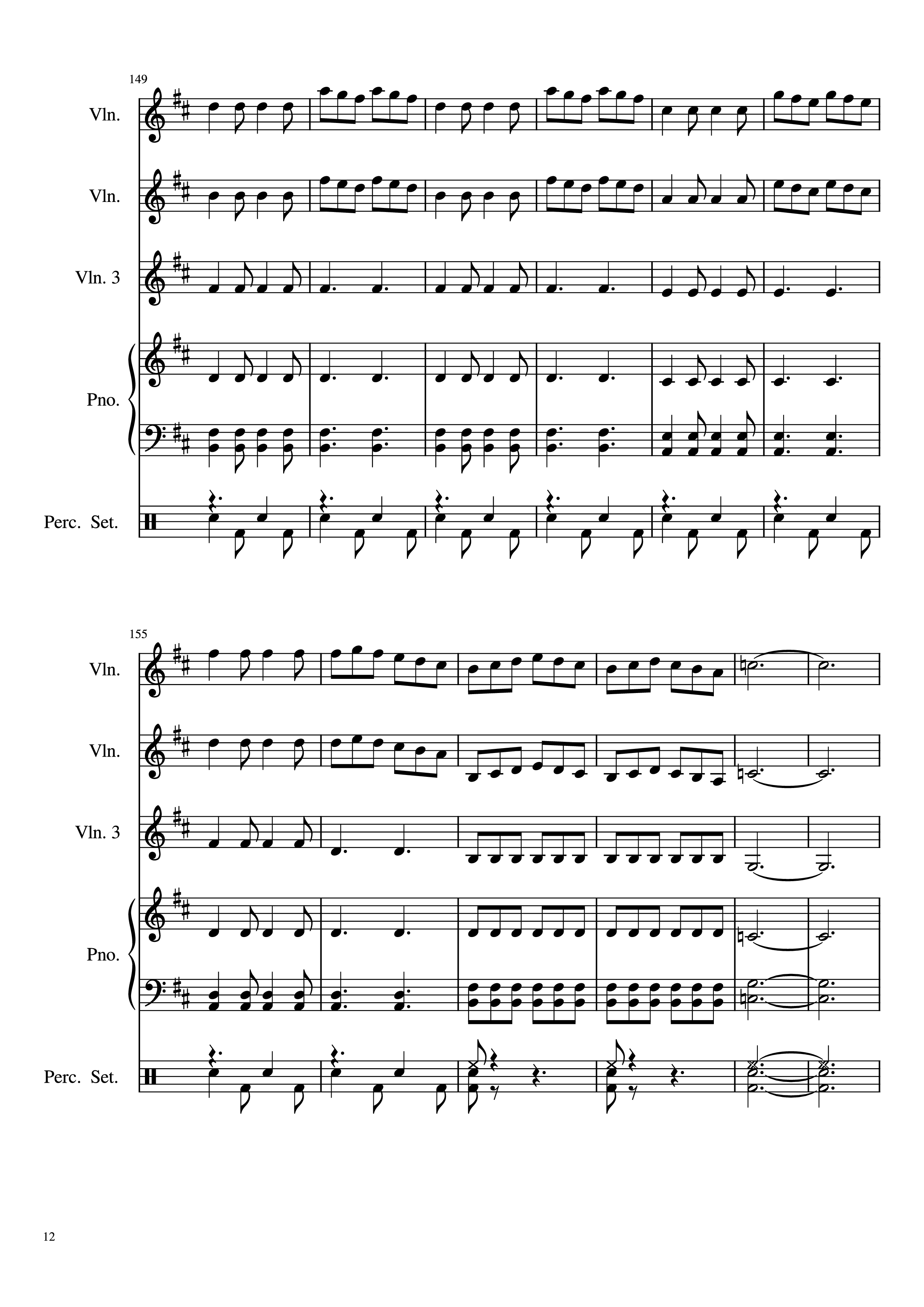 Page 12 of Sheet music PDF Piano FIESTA PAGANA Piano - Mago de Oz