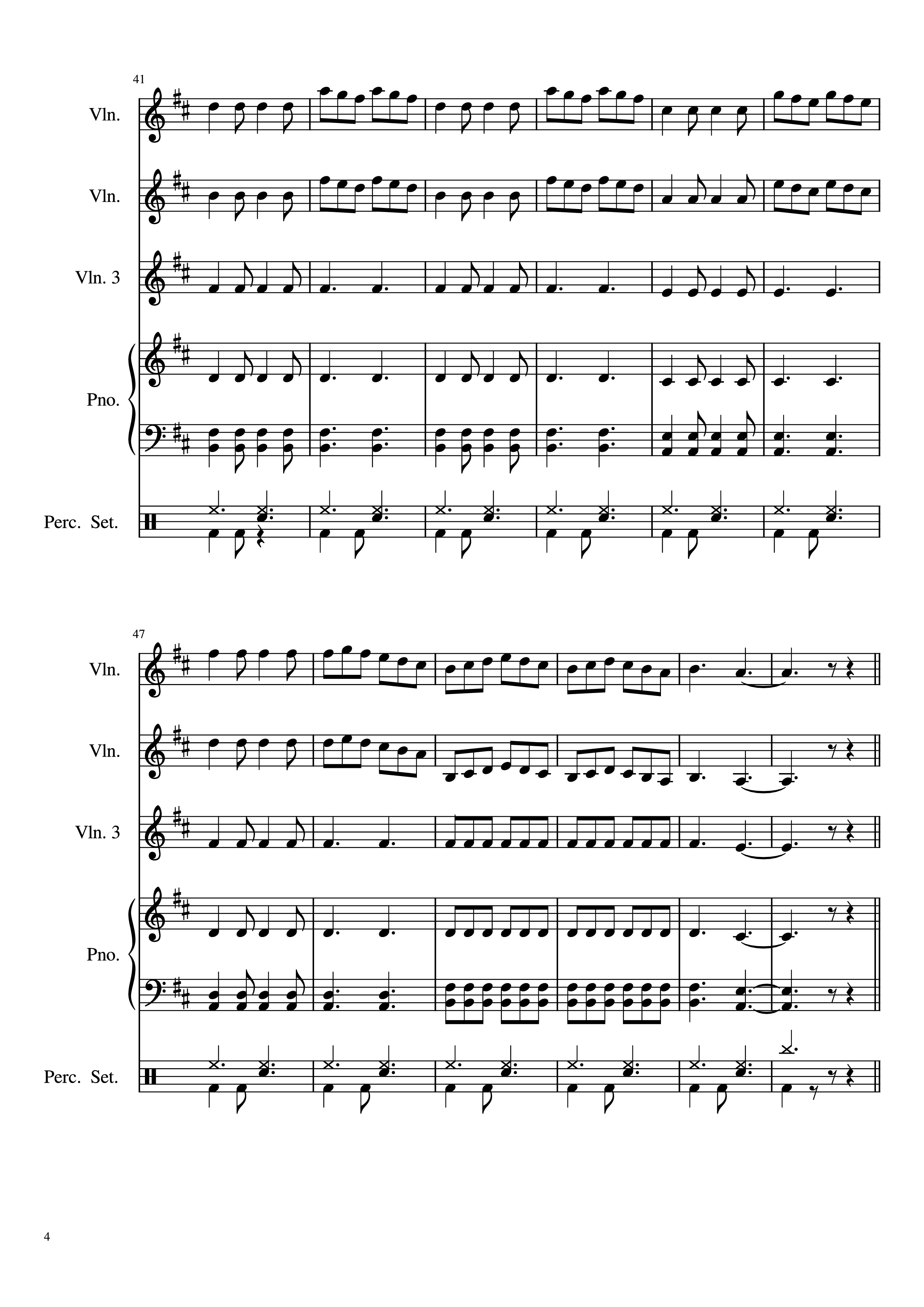 Page 4 of Sheet music PDF Piano FIESTA PAGANA Piano - Mago de Oz