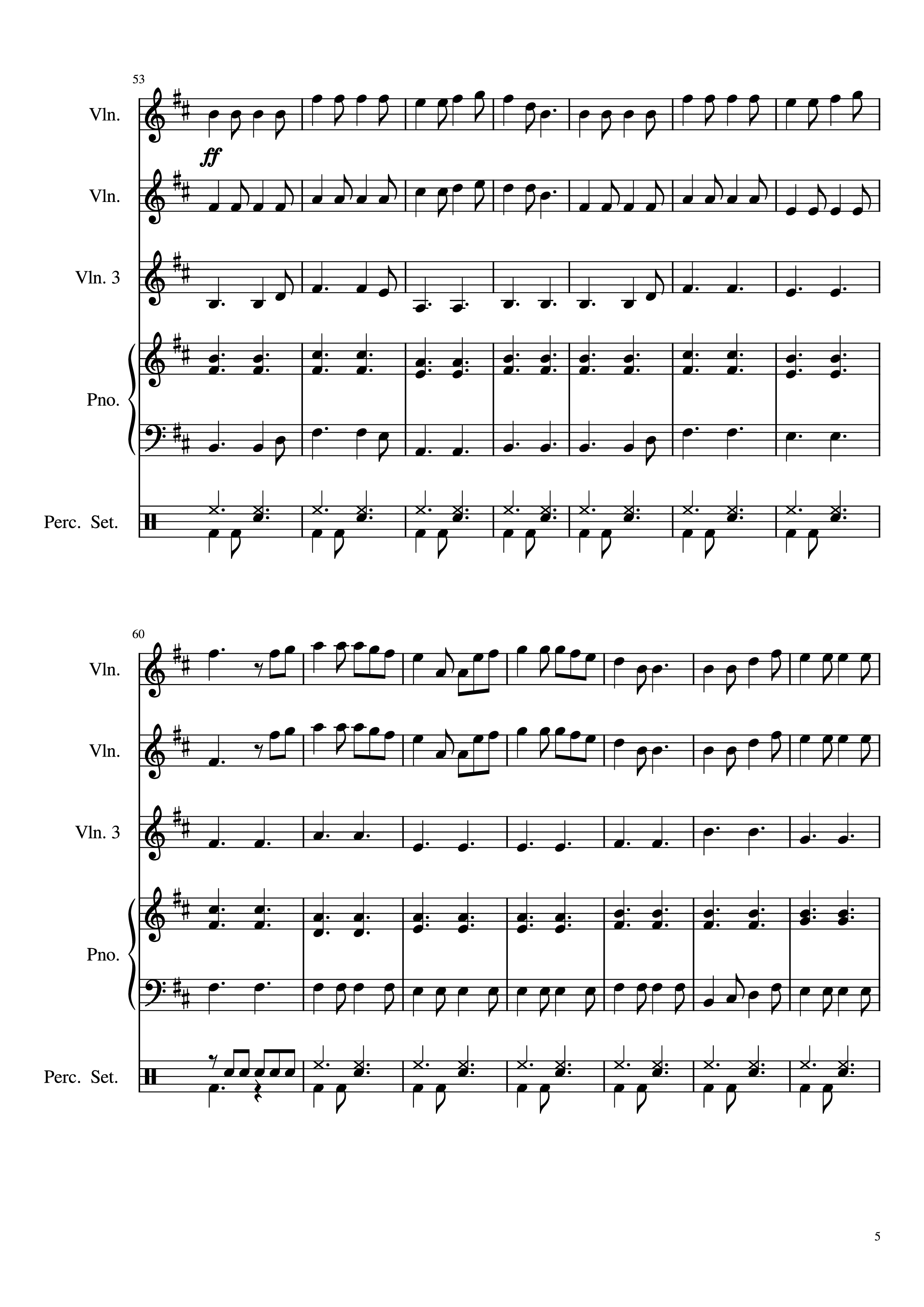 Page 5 of Sheet music PDF Piano FIESTA PAGANA Piano - Mago de Oz