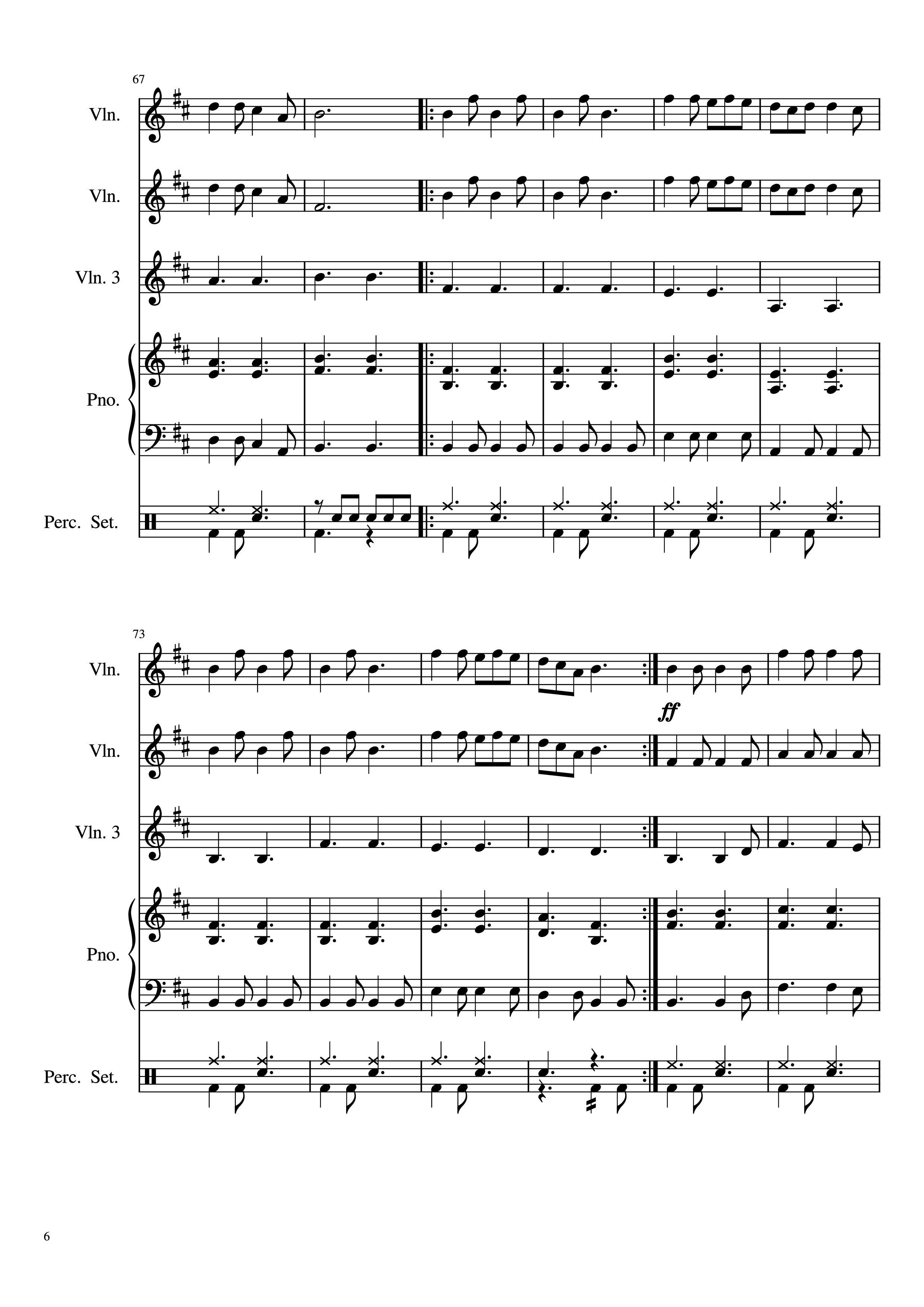 Page 6 of Sheet music PDF Piano FIESTA PAGANA Piano - Mago de Oz