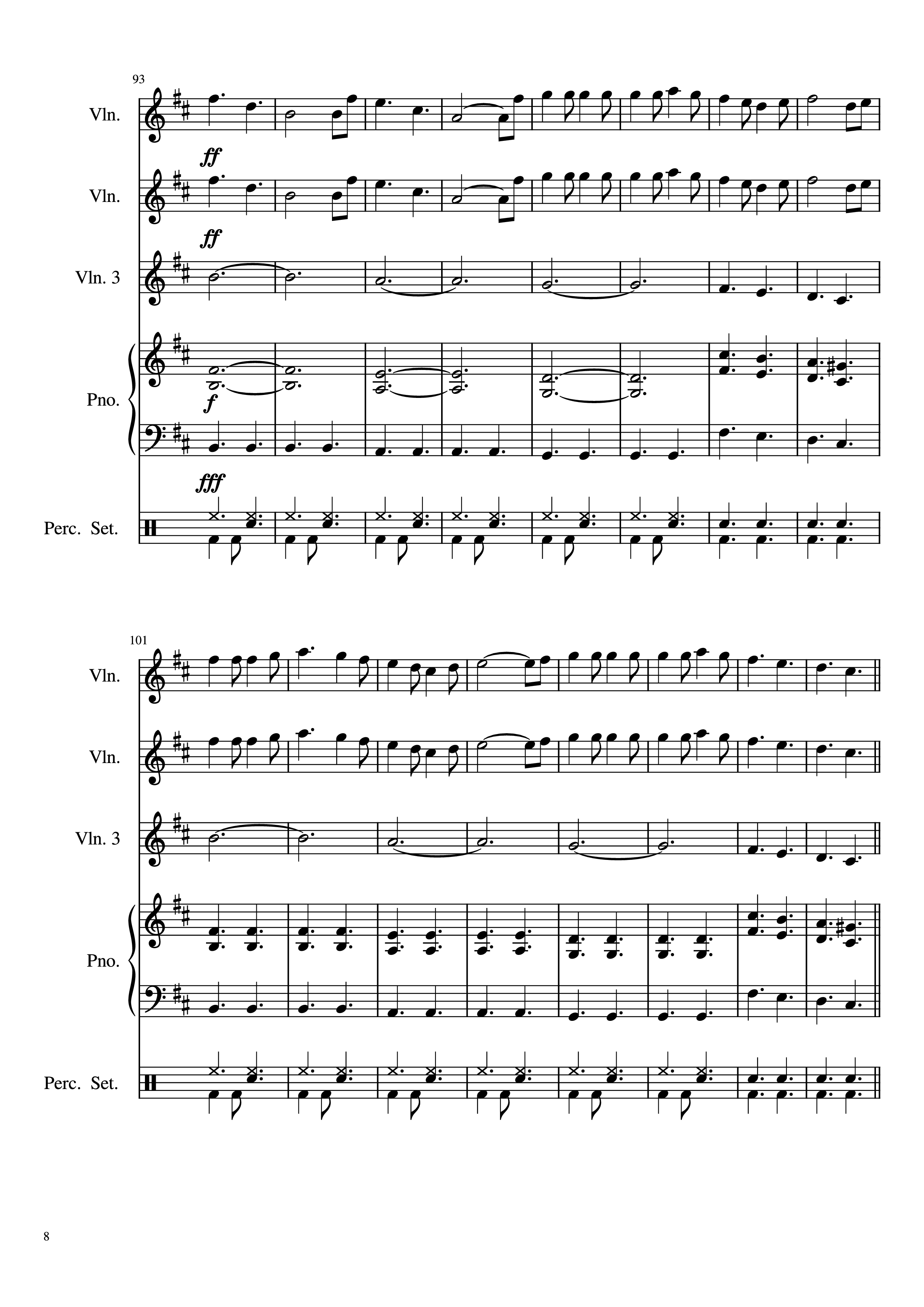 Page 8 of Sheet music PDF Piano FIESTA PAGANA Piano - Mago de Oz