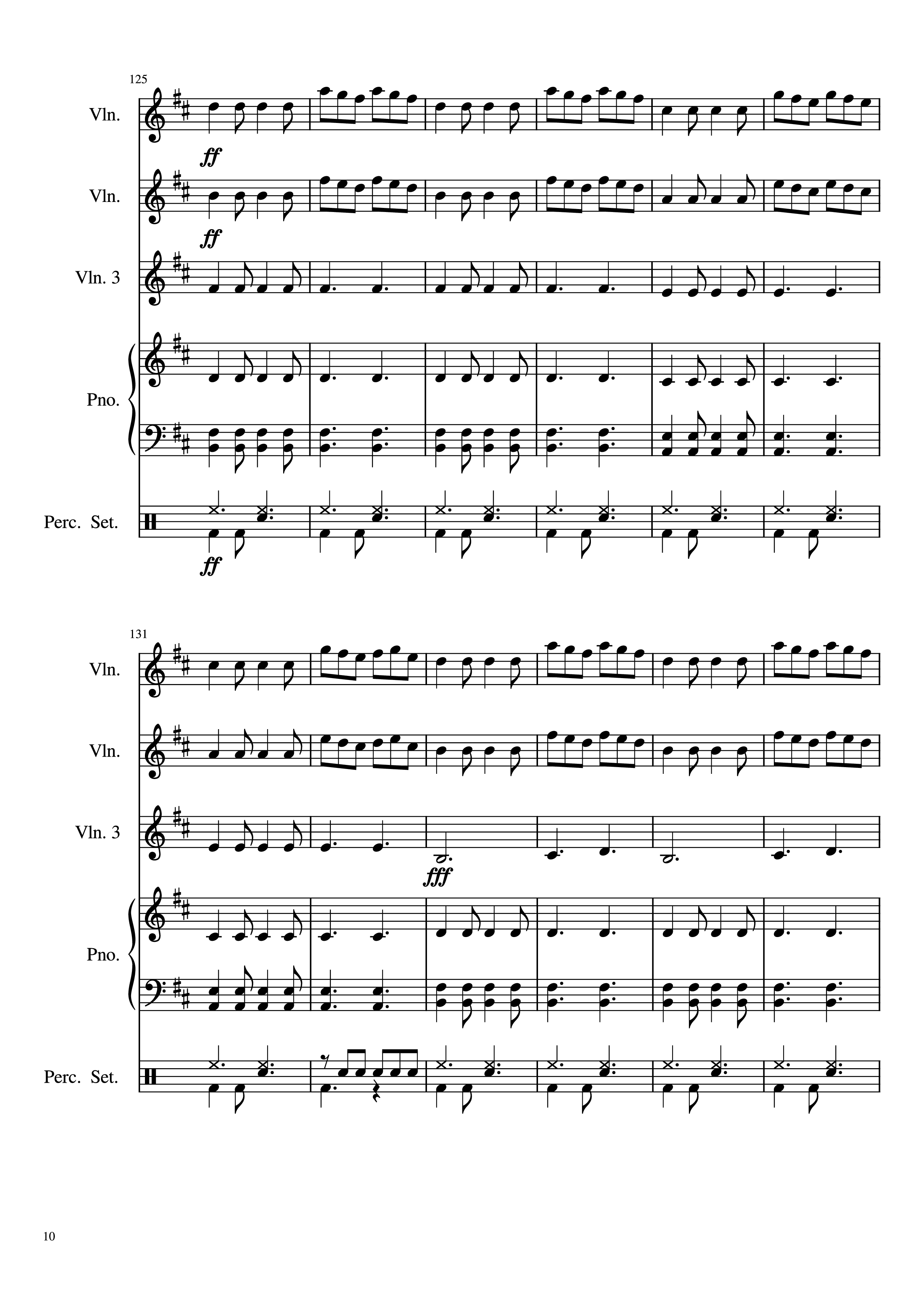 Page 10 of Sheet music PDF Piano FIESTA PAGANA Piano - Mago de Oz