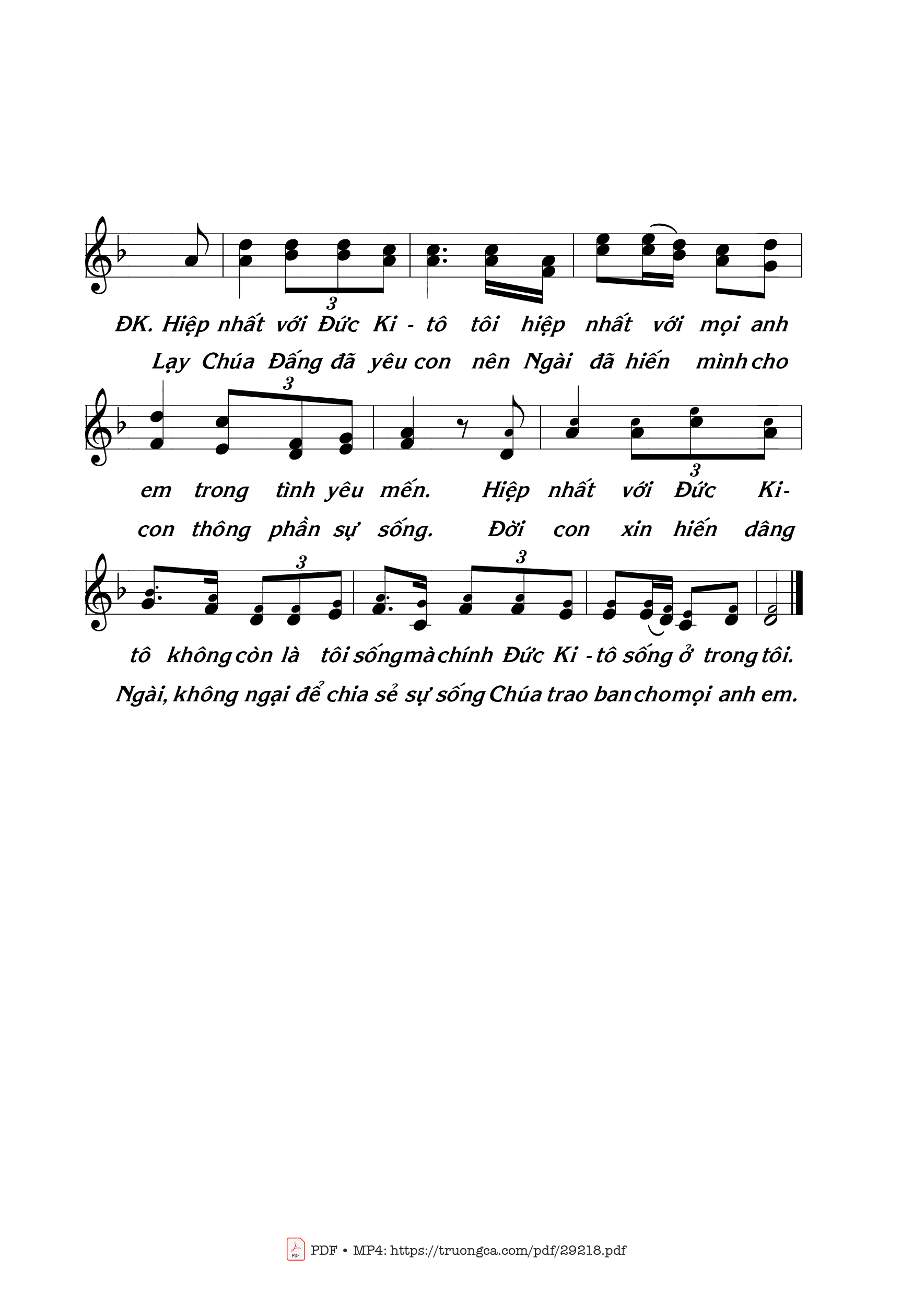 Mỗi ngày từ sáng tôi được nuôi dưỡng bằng chính Đức Kitô trong bí tích nhiệm mầu, Trang 2