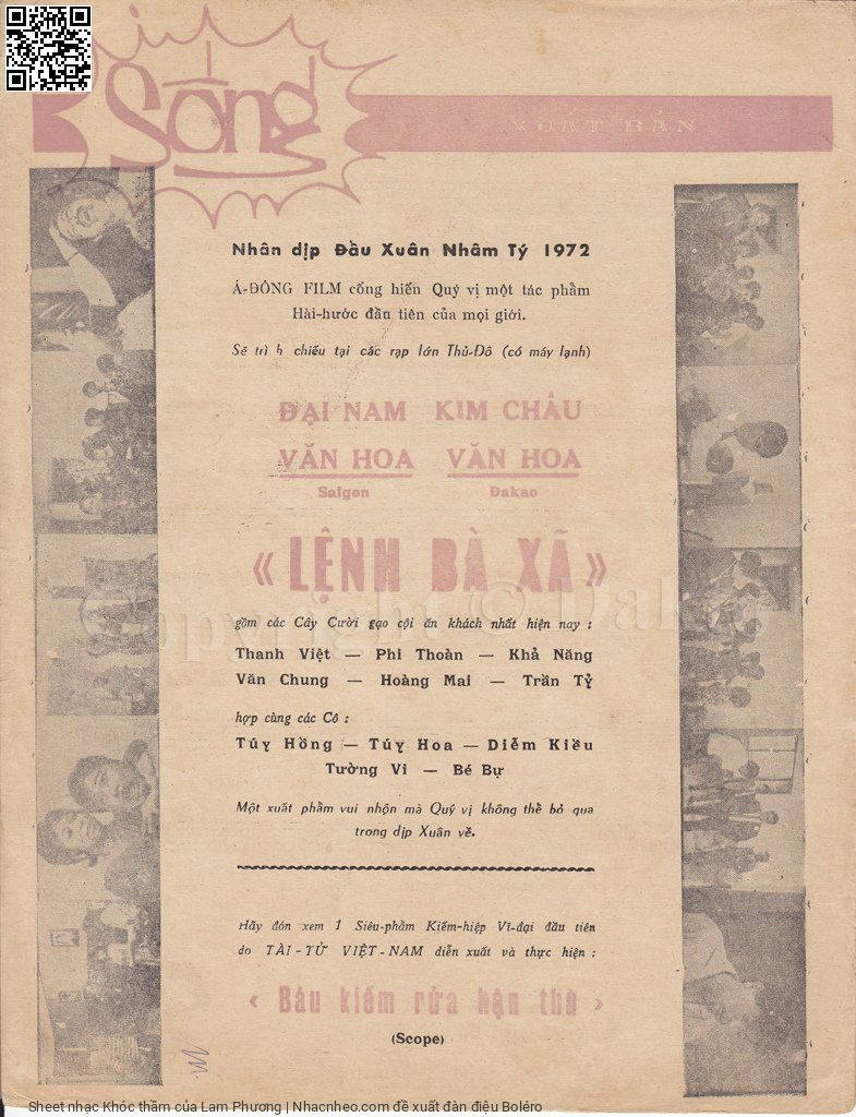 Page 4 of Sheet music PDF Khóc thầm - Lam Phương